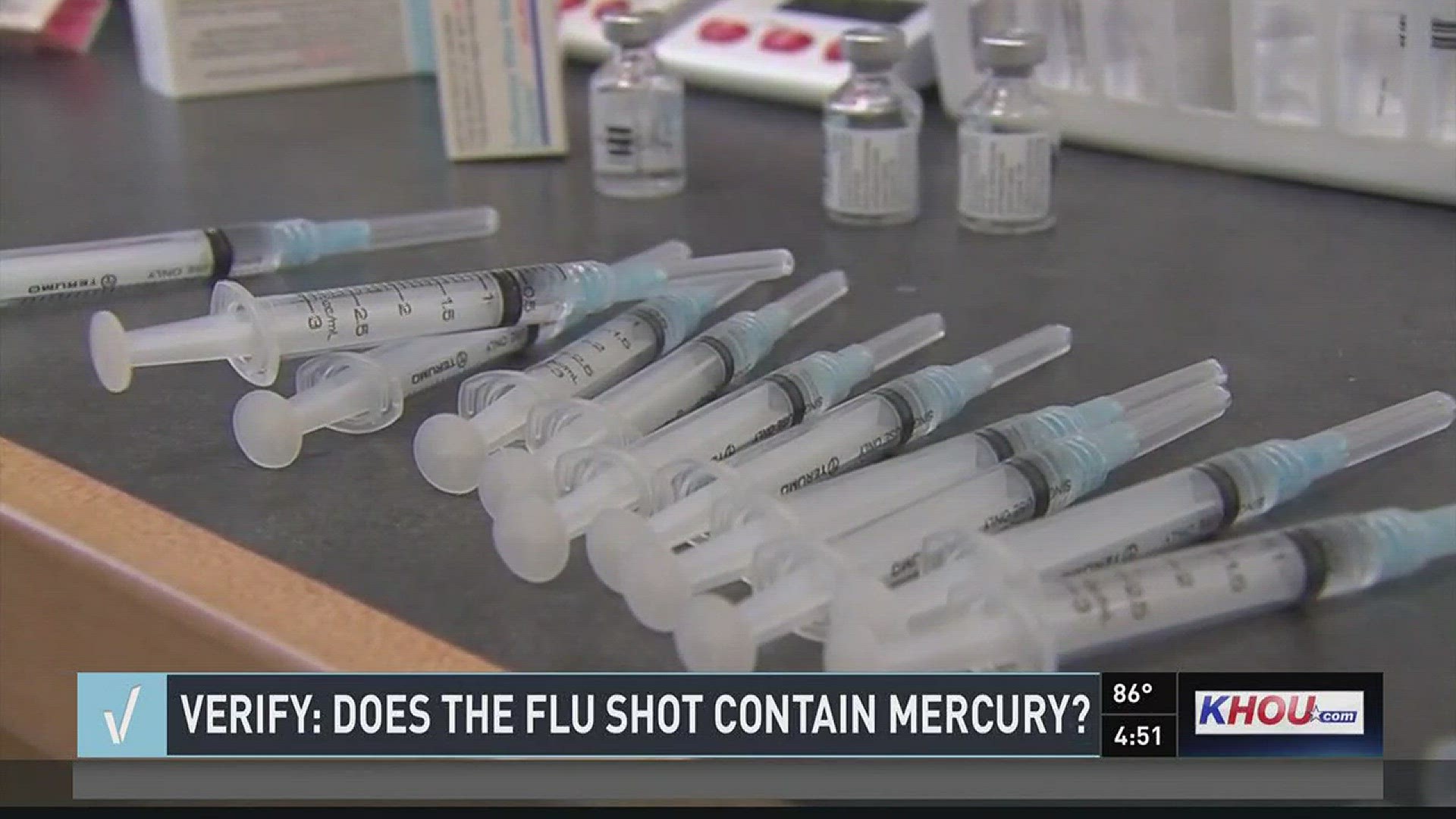 There's been recent talk on social media about mercury being in flu vaccines. Some people mercury in flu shots could be linked to autism.
