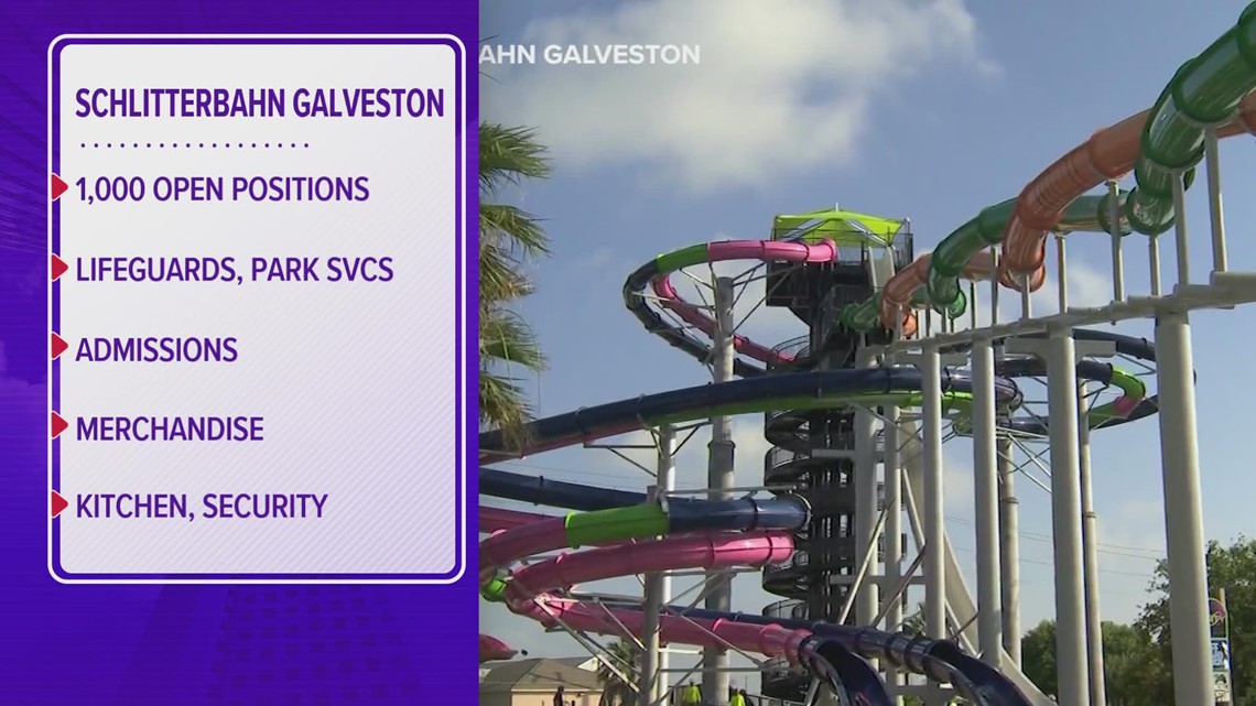 Schlitterbahn Galveston looking to fill 1,000 positions ahead of 2022