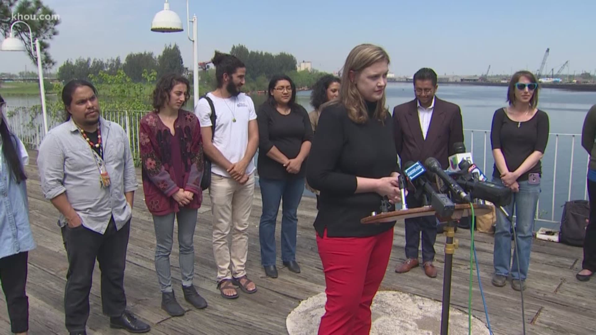 Community members say after watching a black plume of smoke hover over their homes for three days, it's difficult to hear officials say the air quality is safe.