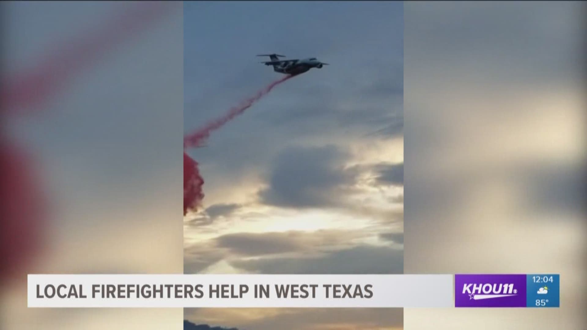 Houston area firefighters are helping to battle wildfires in west Texas.