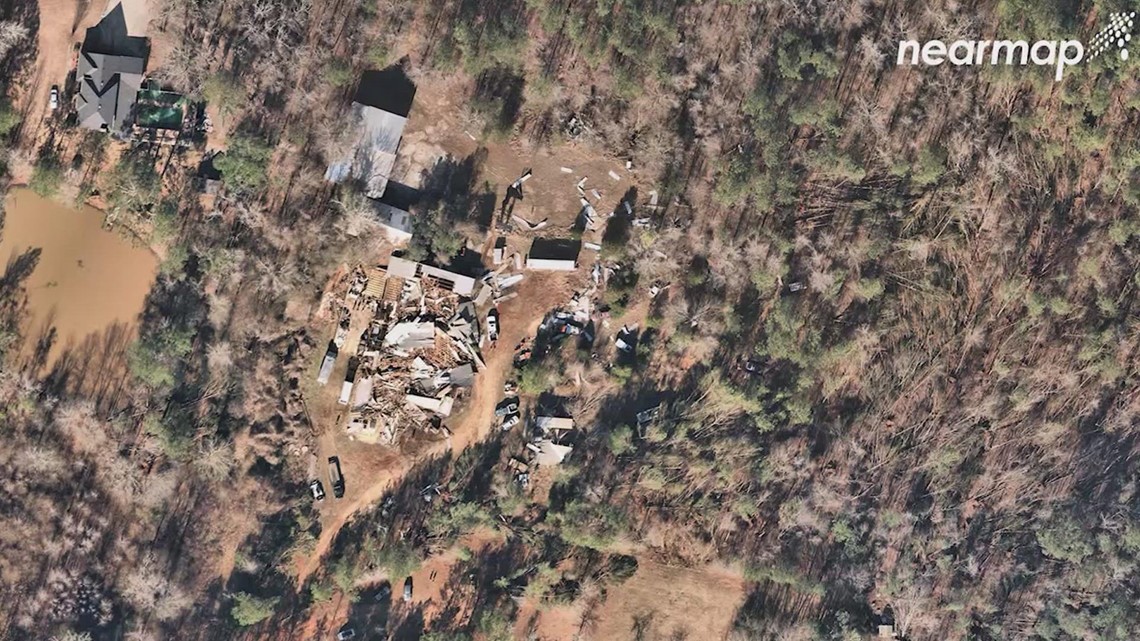 Tornado outbreak: Aerial images of storm damage in Alabama, Georgia | khou.com