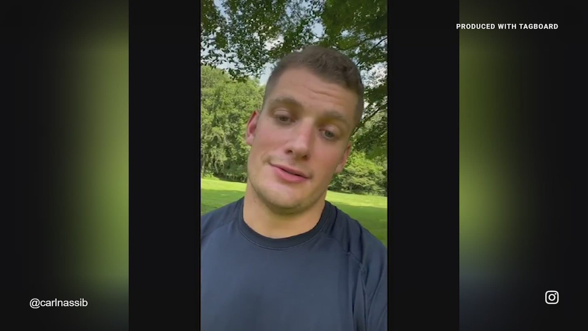 Carl Nassib made queer NFL history. Now he's stepping away