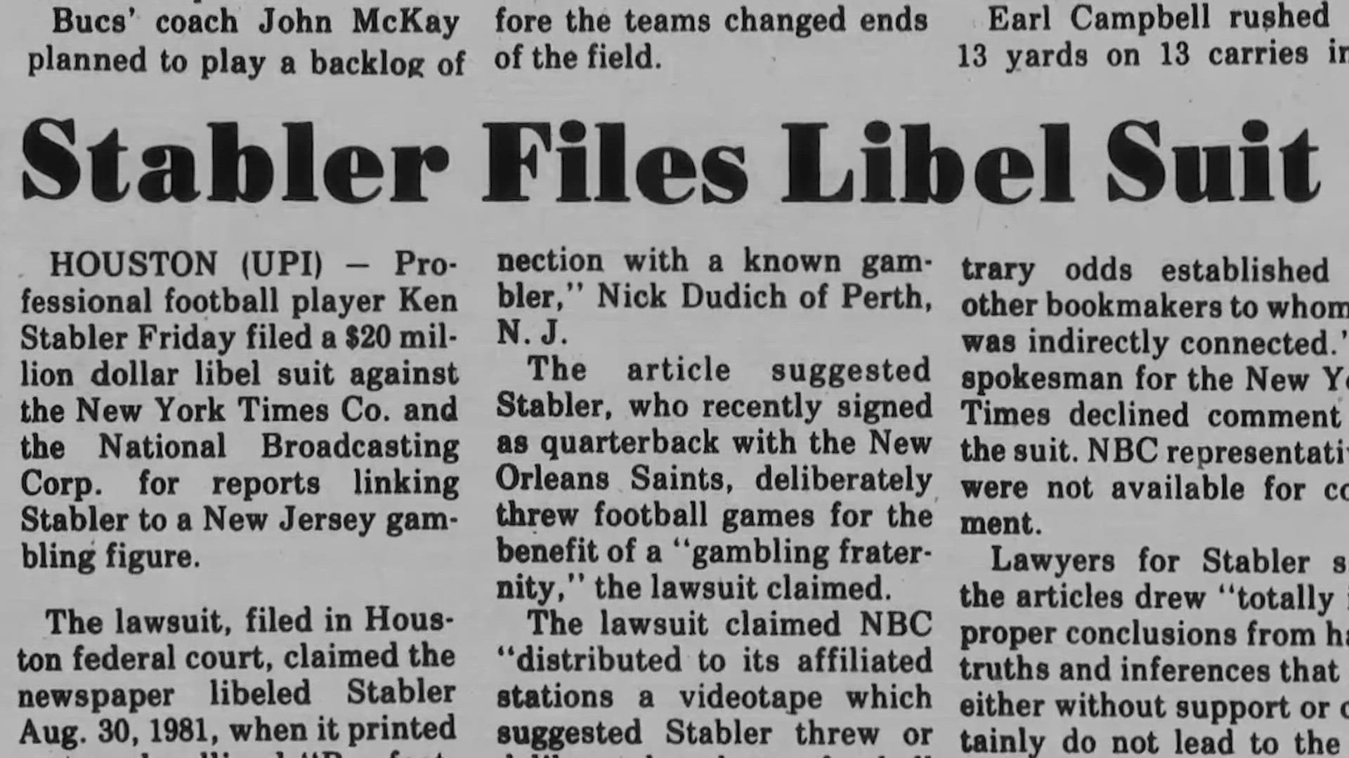 Before coming to Houston, he was a Raider. A villain, but not a cheater. He then sued to clear his name.