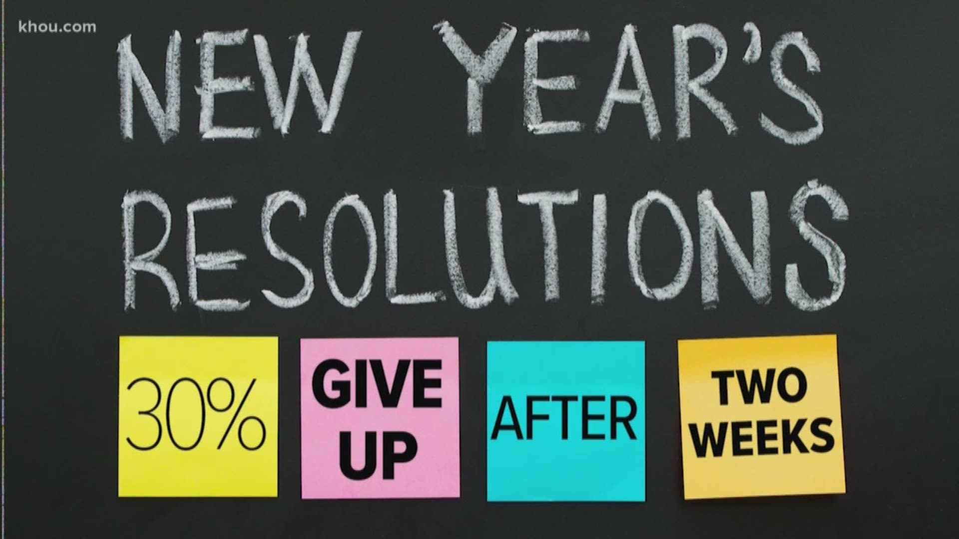 The new year means it's almost time to kick start those resolutions. But sometimes, it's a promise easier said than done.