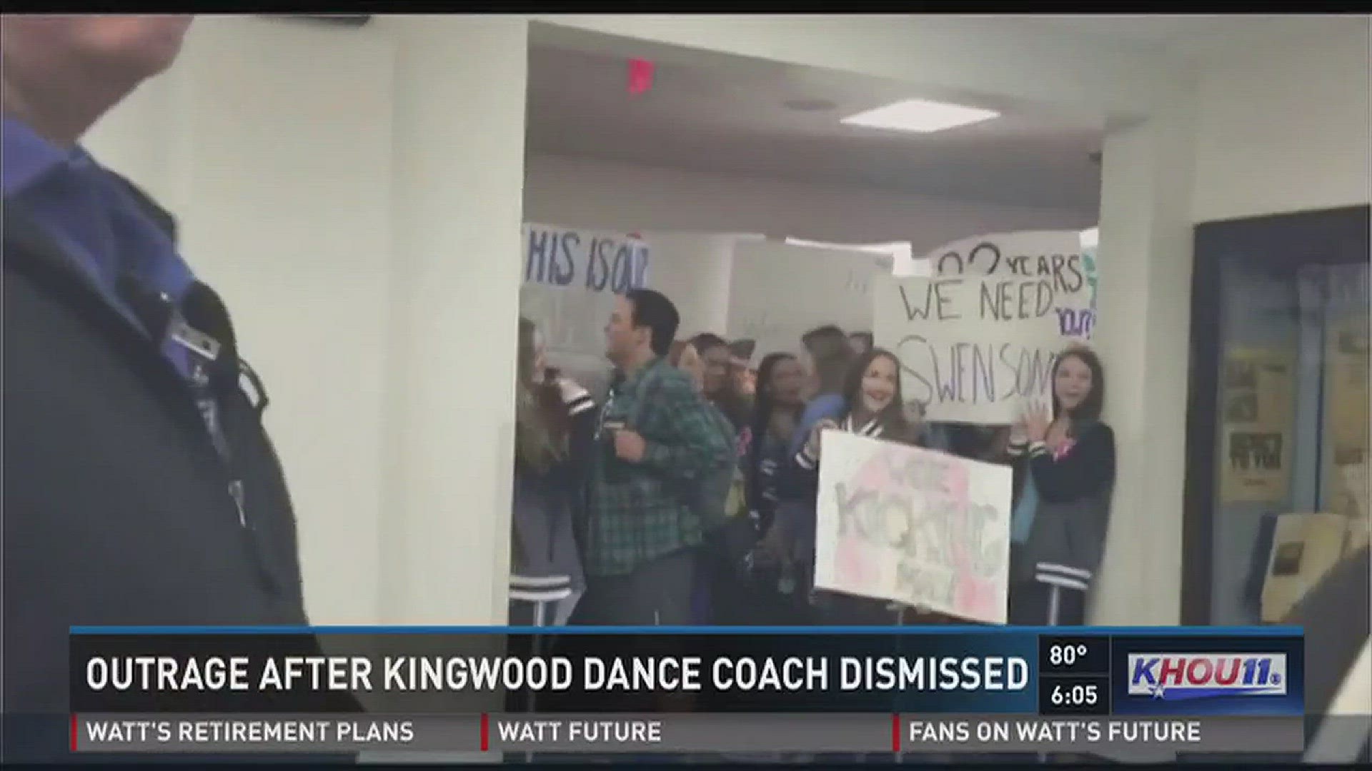 Many parents are speaking out after their children's coach was dismissed from the drill team. The coach has led the team for the last 22 years.