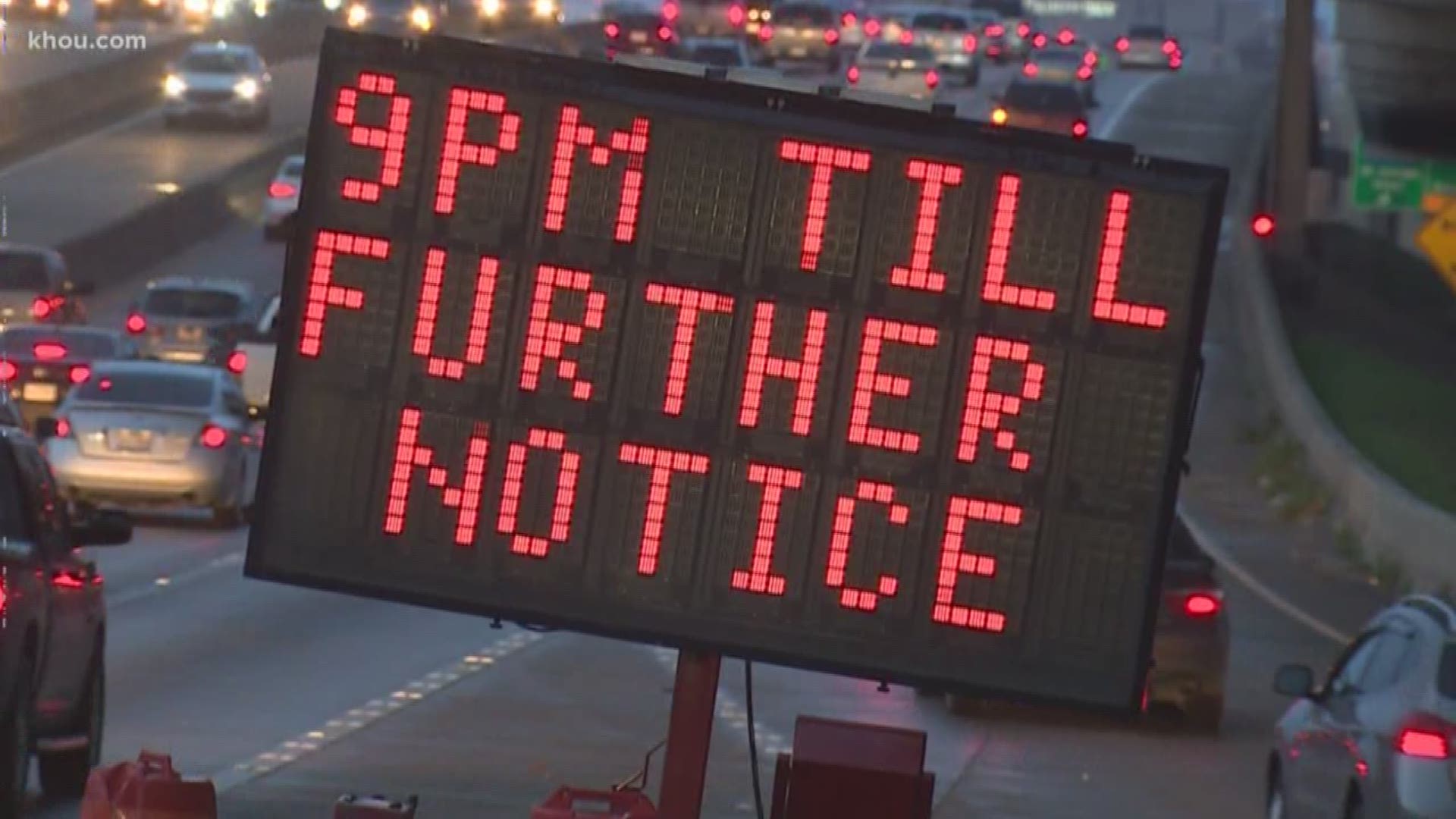 At 9 p.m. Friday, TxDOT is closing the I-45 Gulf Freeway ramp to I-69/288 southbound.