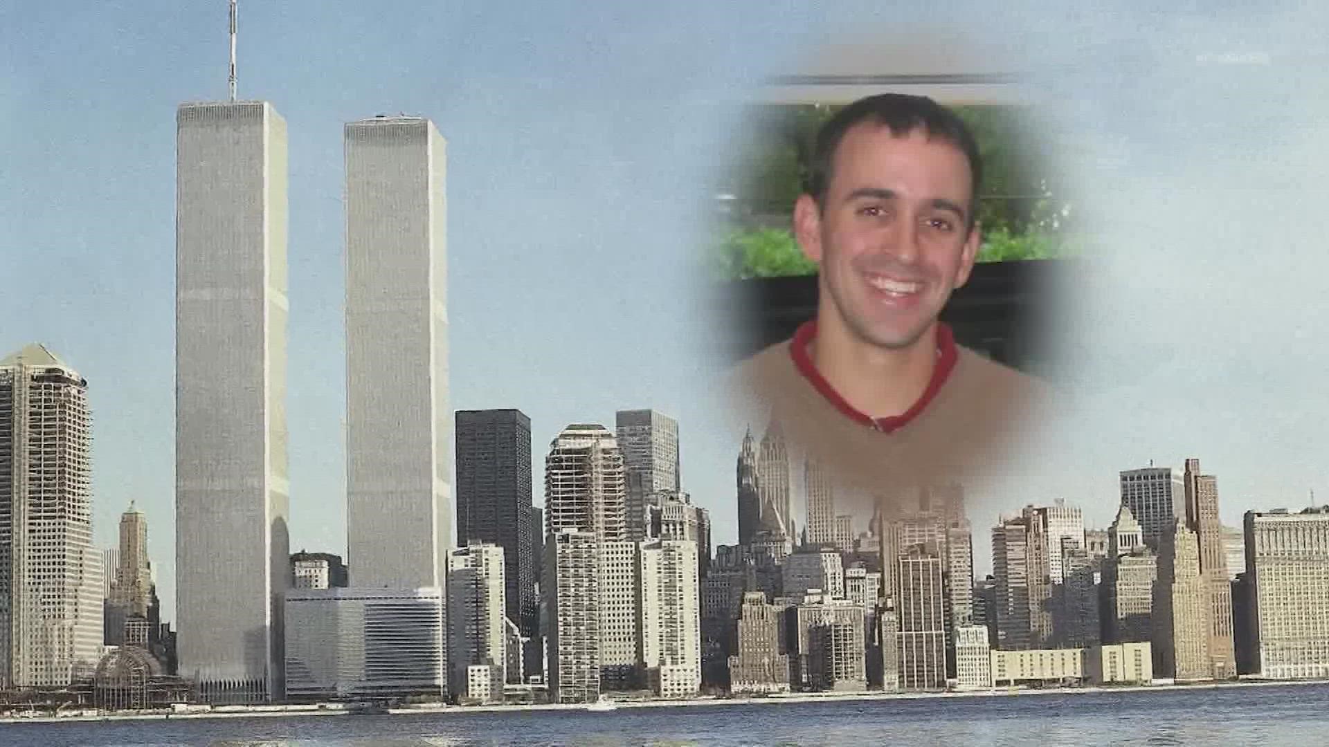 Billy Forney was 27 and working on the 85th floor of the One World Trade Center when a plane crashed into the building. Forney says it's his job to share his story.