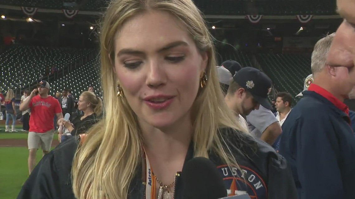 Justin Verlander and Kate Upton recreate interview scene from