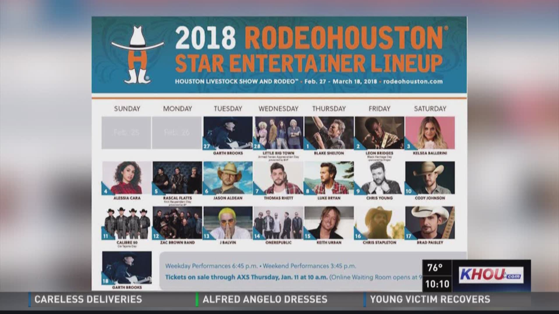 Set out a time Thursday morning to get your RodeoHouston tickets as they will be on sale starting at 10 a.m.