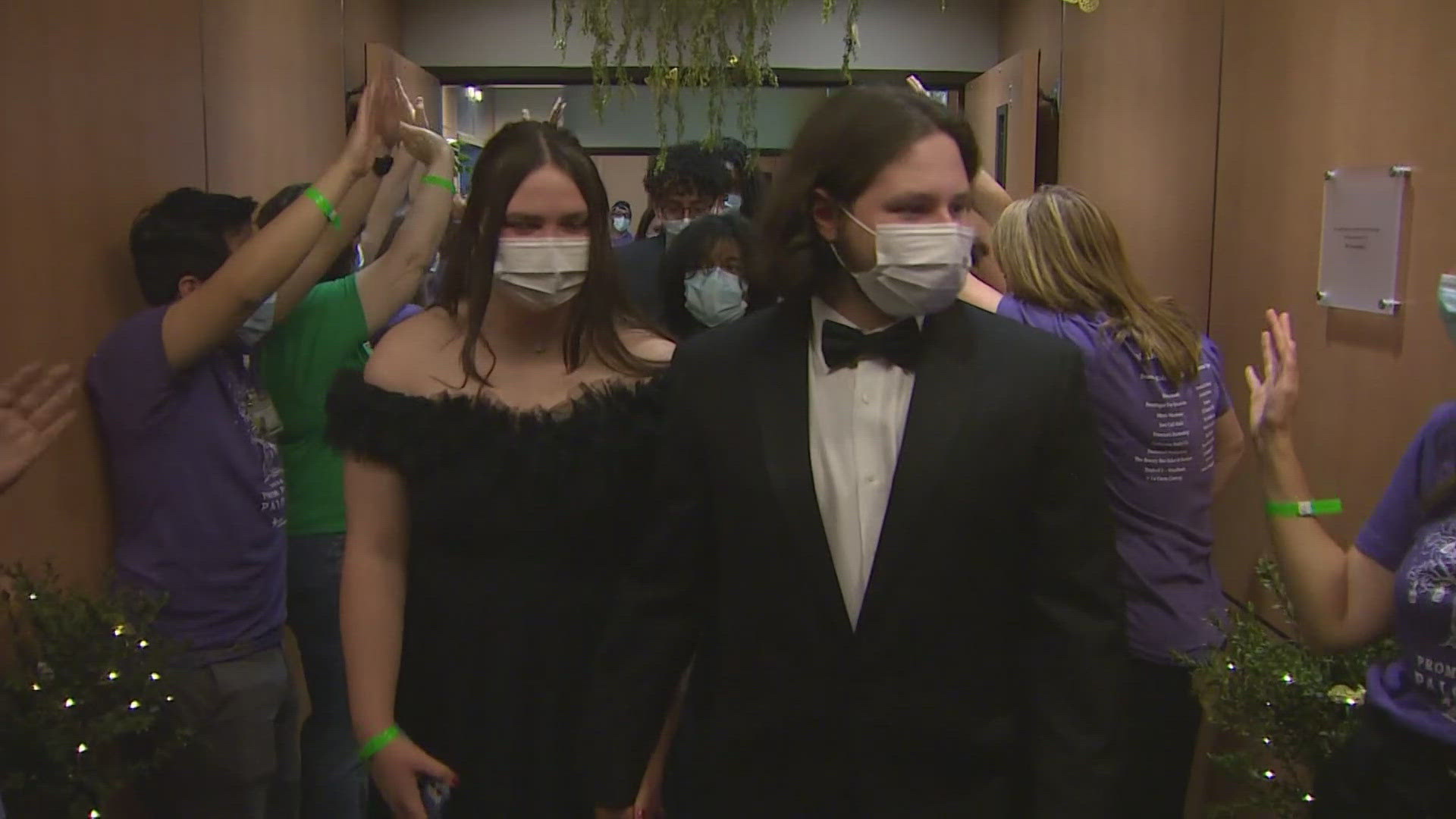 At least 80 children and their families got the full prom experience at MD Anderson Cancer Center on Saturday.