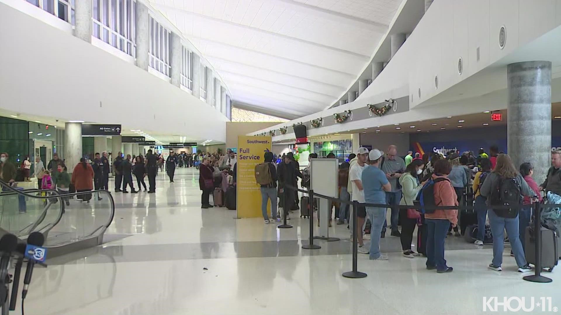 Southwest Airlines unable to rebook flights until Dec. 31 | khou.com