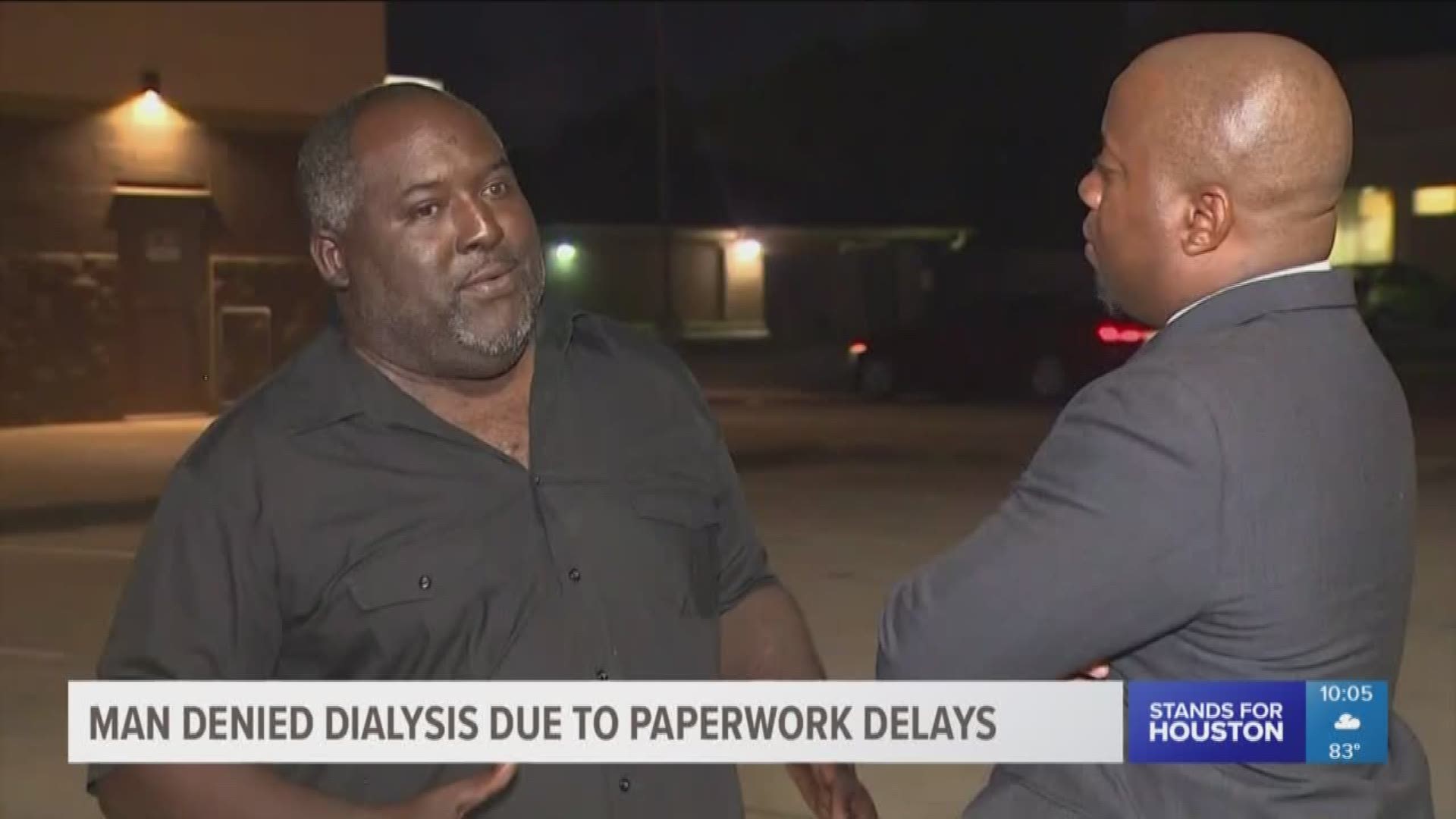 A dialysis patient who was about to lose his treatment reached out to KHOU 11 on Facebook for help. Reporter Larry Seward got involved and was able to get the patient the treatment he needed. 