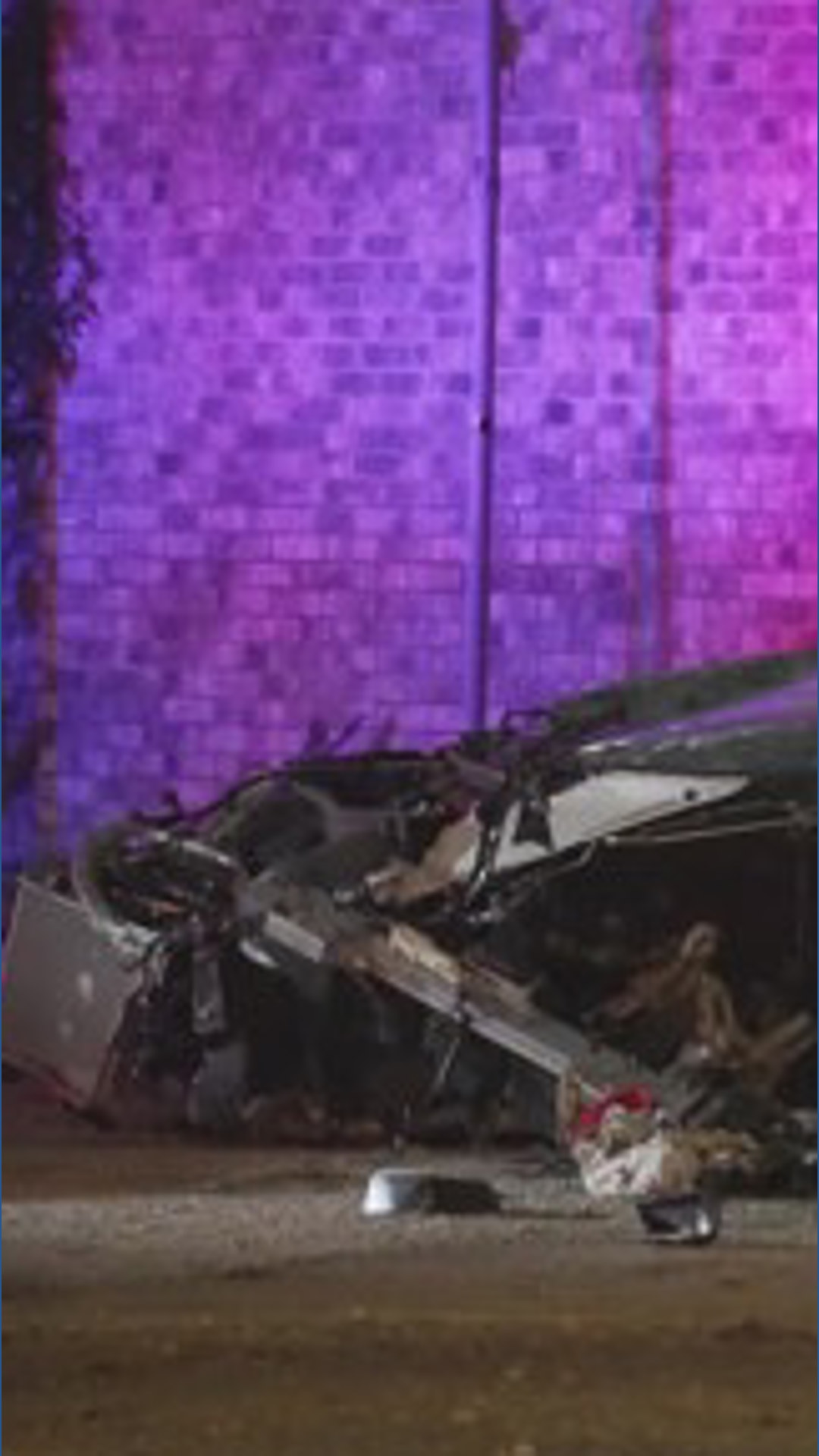 Caught on camera: Corvette slams into building at end of police