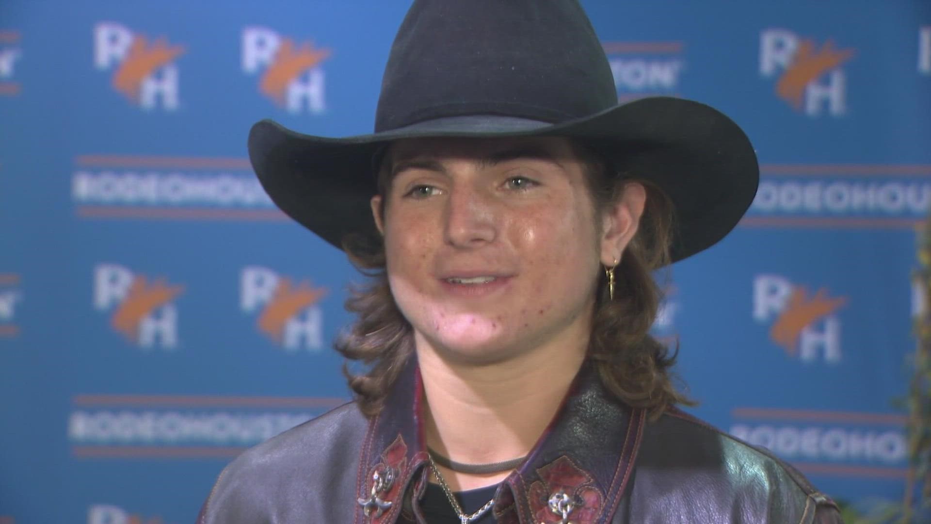 Meet Rocker Steiner, an 18-year-old bareback rider competing at the Houston Livestock Show & Rodeo for his first time.