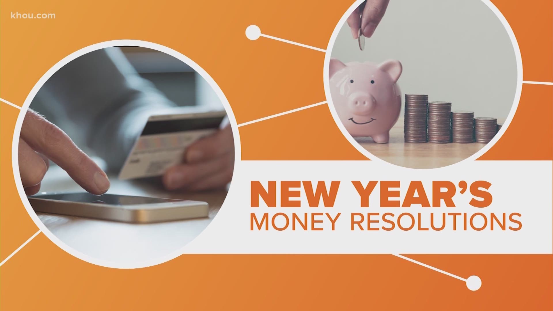 First, when it comes to your savings, financial experts say you should tackle putting money aside before your other resolutions.