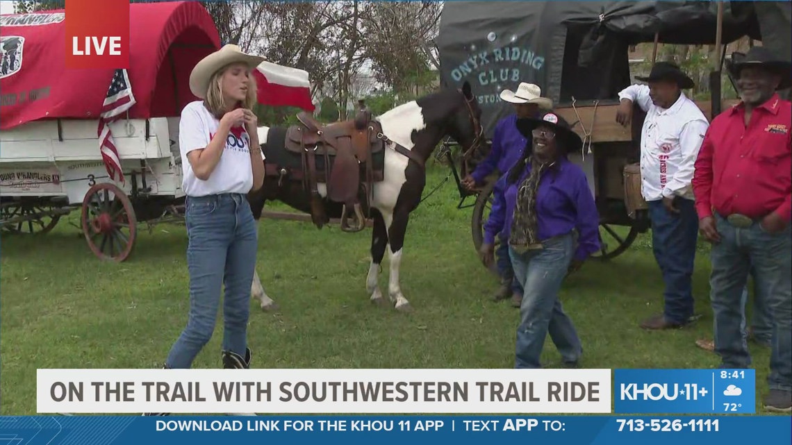 Trail Riders make their way to the Houston Rodeo | khou.com