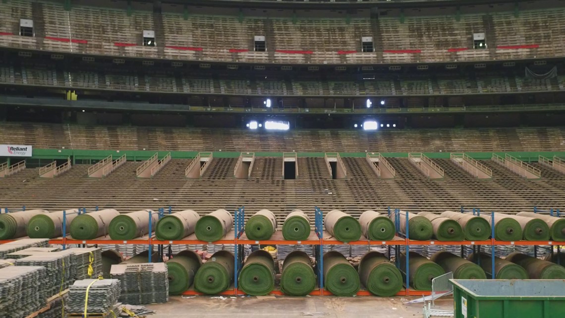 WATCH: Drone 11 goes inside the Astrodome before 