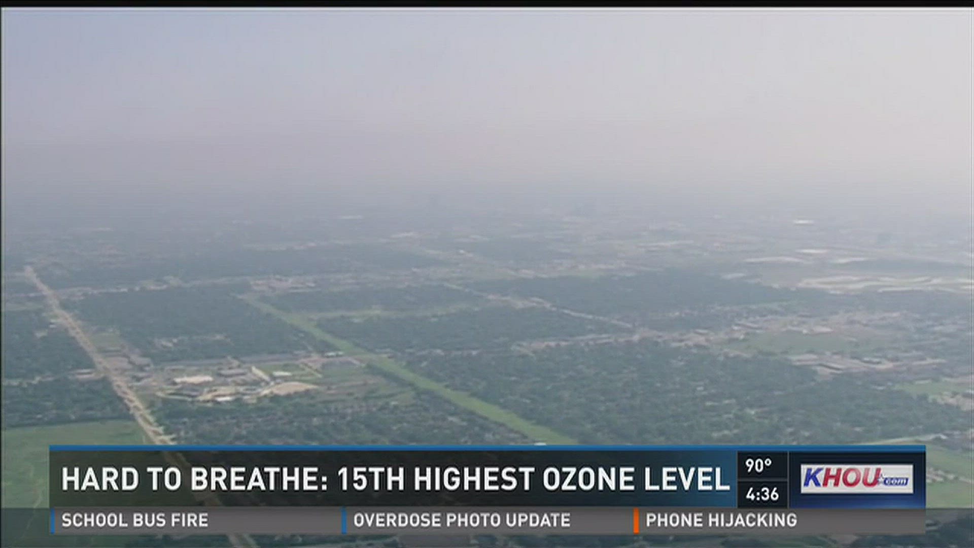 Houston's air quality has improved over time.