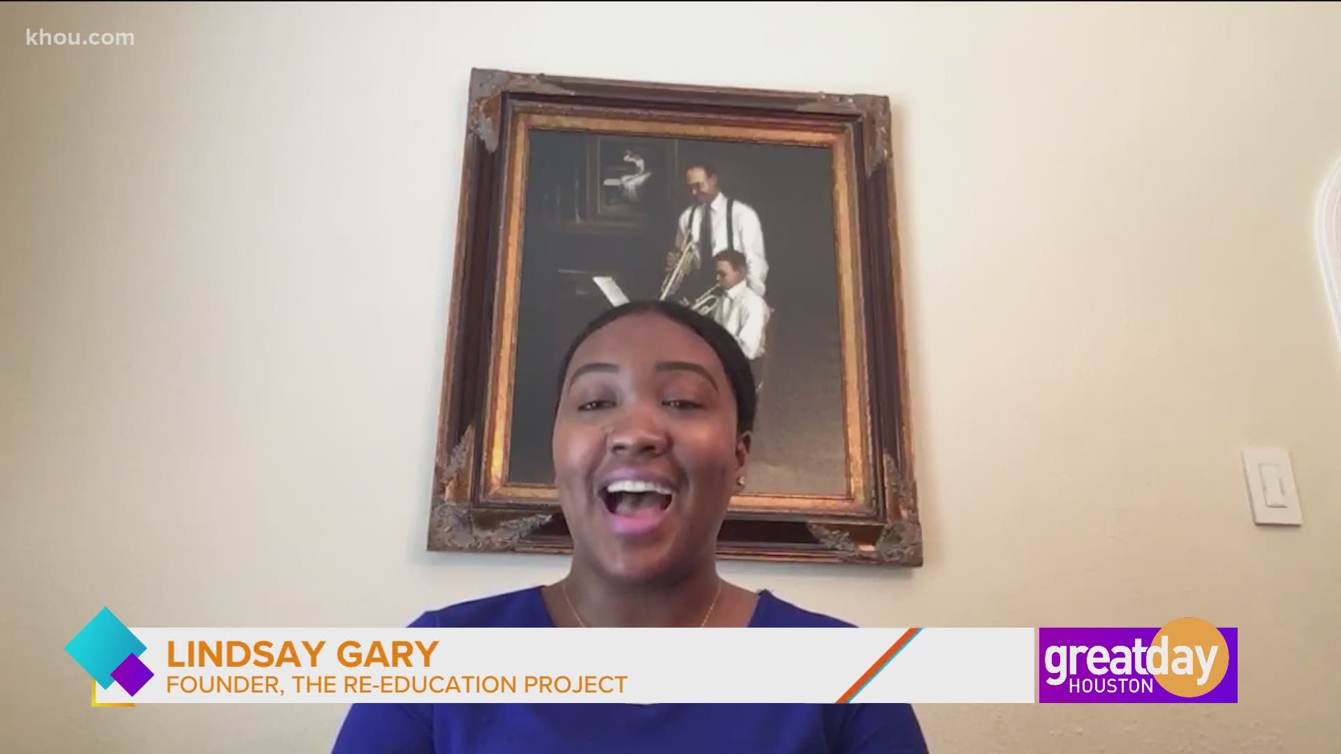 Lindsay Gary with the The Re-Education Project is empowering African American youth with the tools to become global change agents.