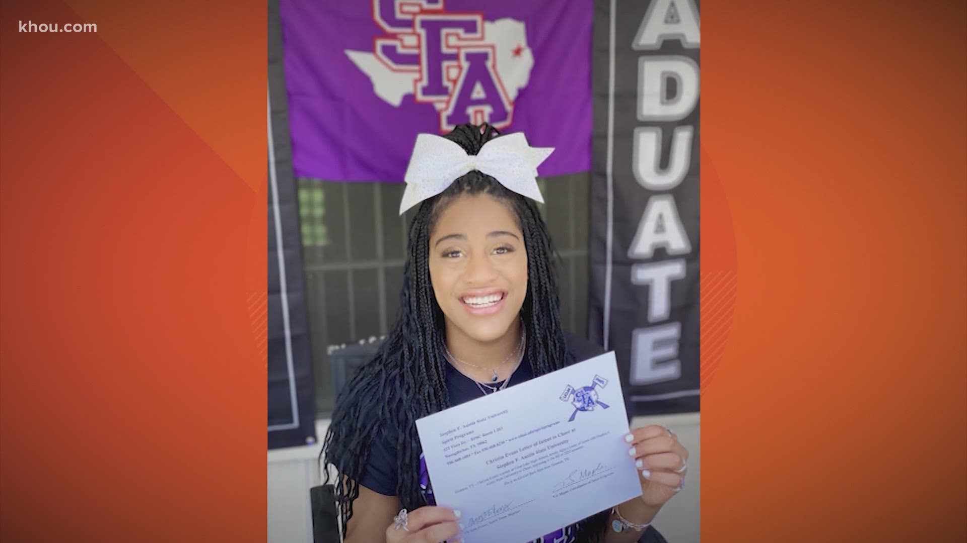 A Stephen F. Austin student claims she was the victim of a "swatting" incident after a false police report was filed against her by her roommates and several others.