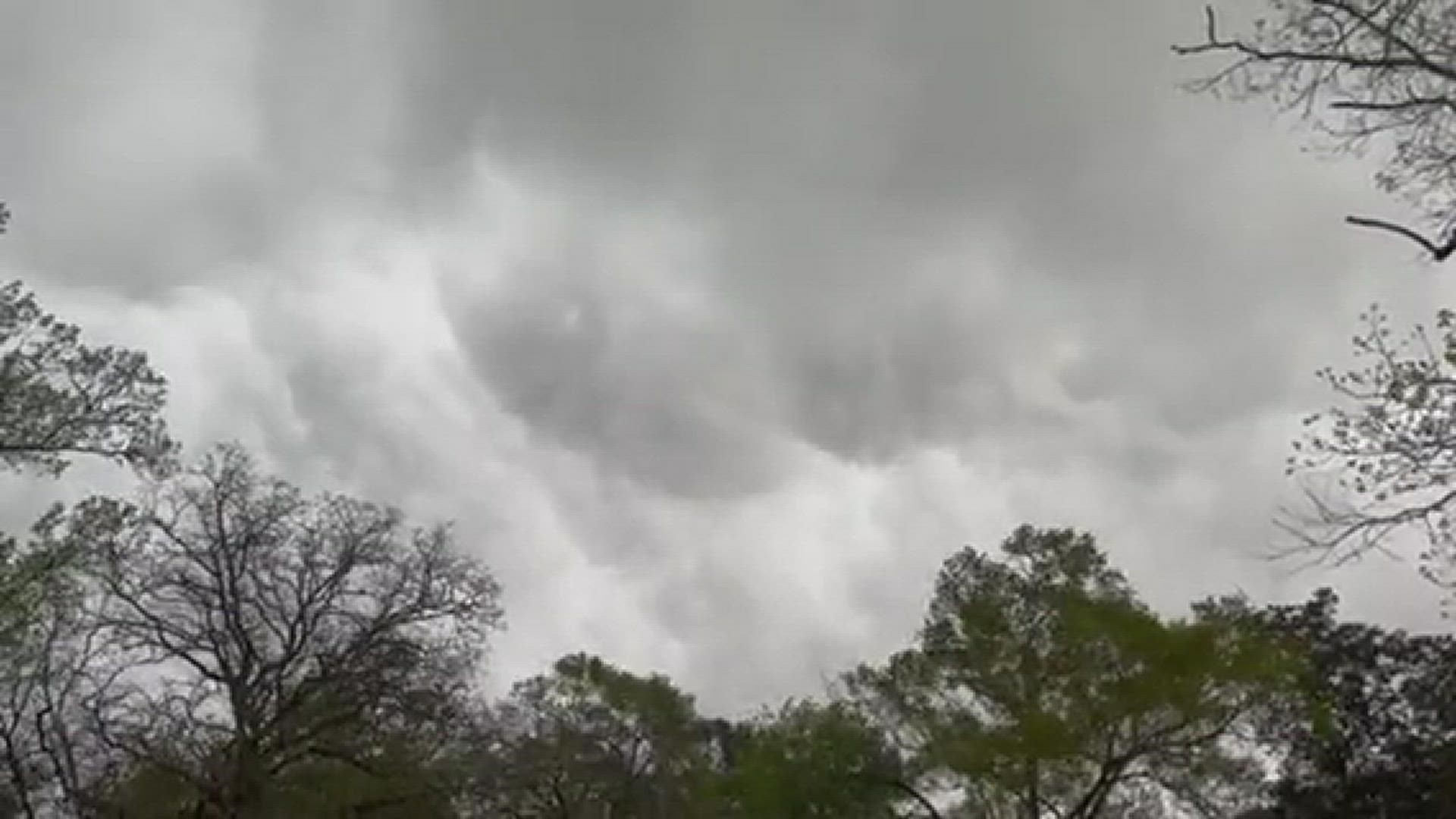 Storm clouds in Conroe 