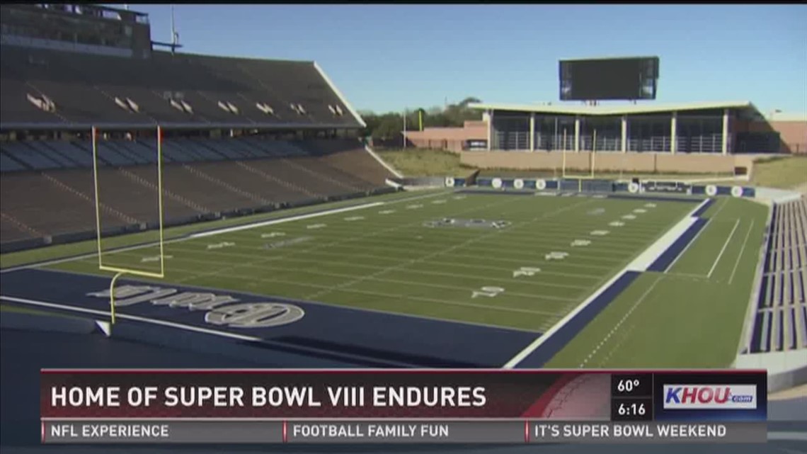 When the Super Bowl first came to Houston and Rice Stadium