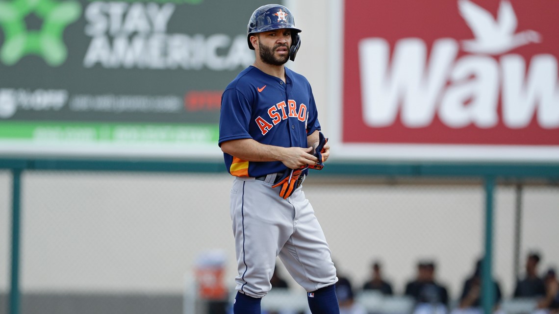 Jose Altuve was booed heartily by fans in first spring training game