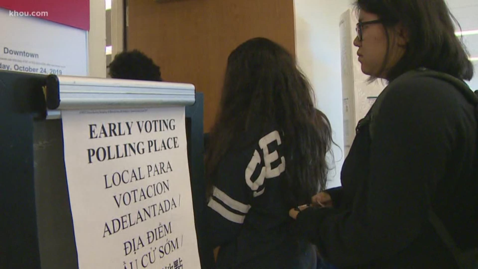 Early voting polling locations can be found on UH and TSU campuses.