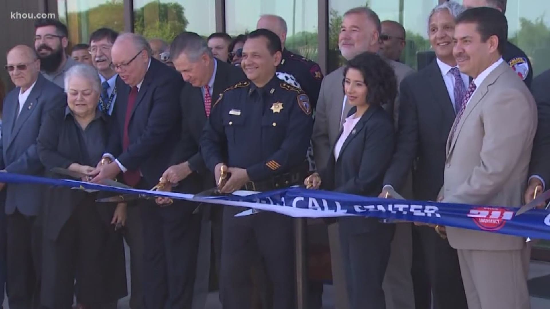 The new 911 Emergency Call Center sits on elevated ground and has been built to withstand a Category 4 hurricane, with winds up to 155 per hour.