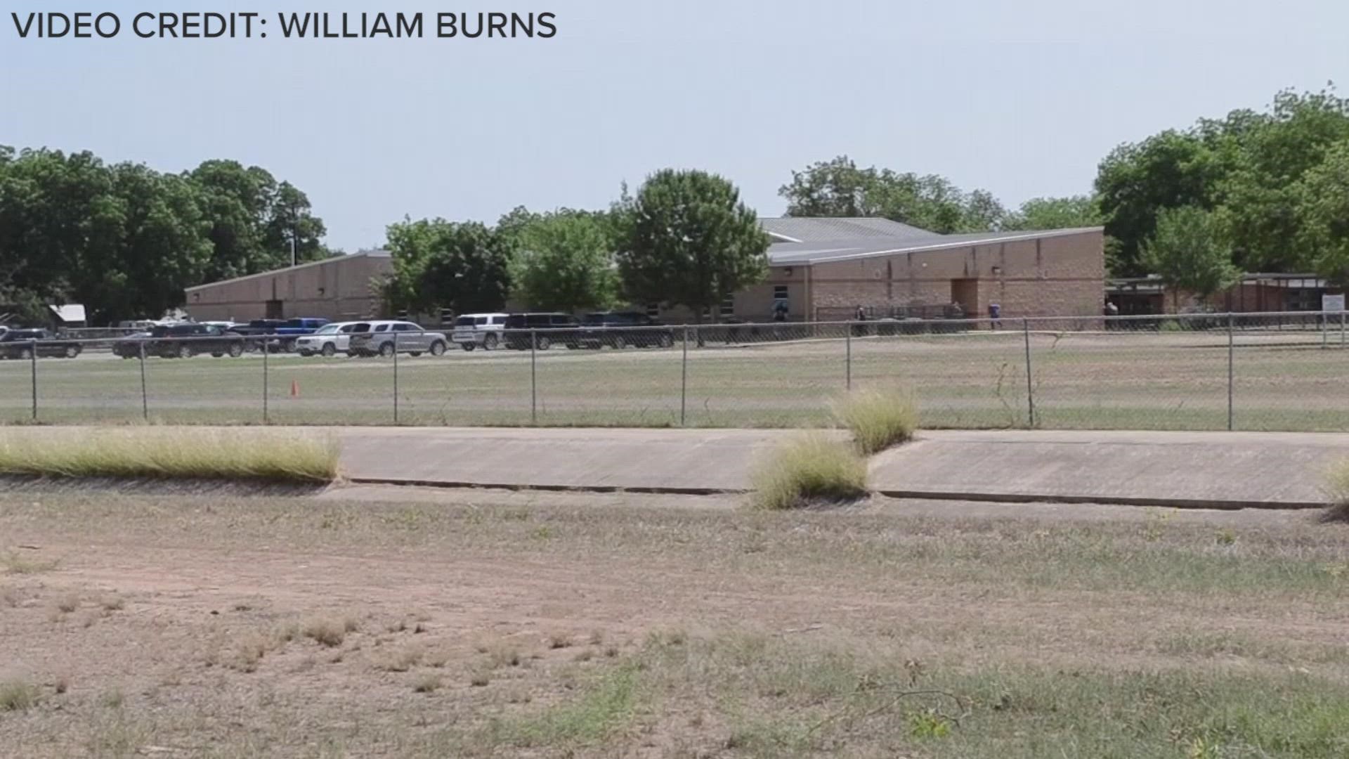 New video shows kids escaping the mass shooting that happened at Robb Elementary School. Kids were seen jumping out of a window and running.