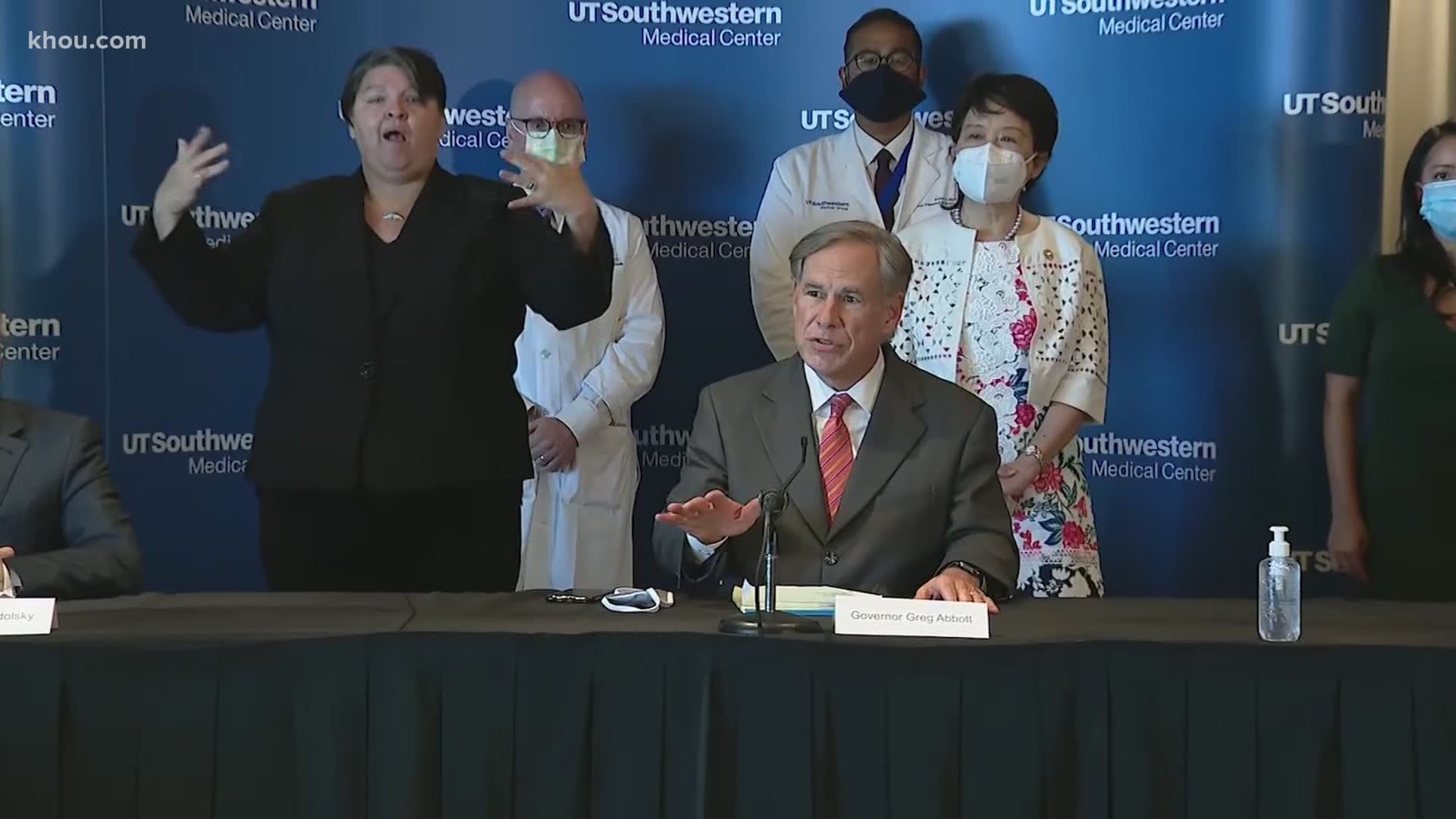 Gov. Greg Abbott urged Texans to "get a flu vaccine" as early as possible. Abbott said it's critical to prepare for the upcoming flu season during the pandemic.