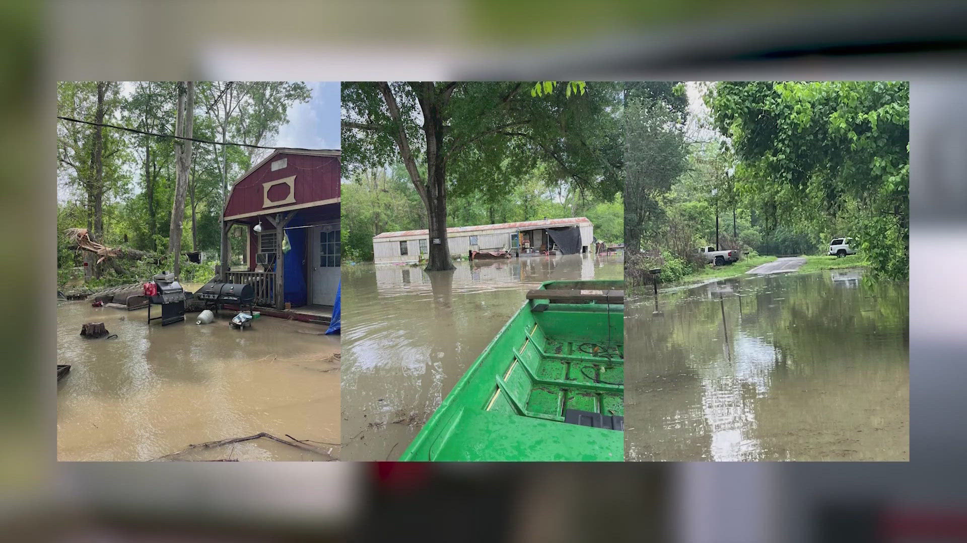 Some communities north of Houston are still dealing with flooding from the storms that hit earlier this month.