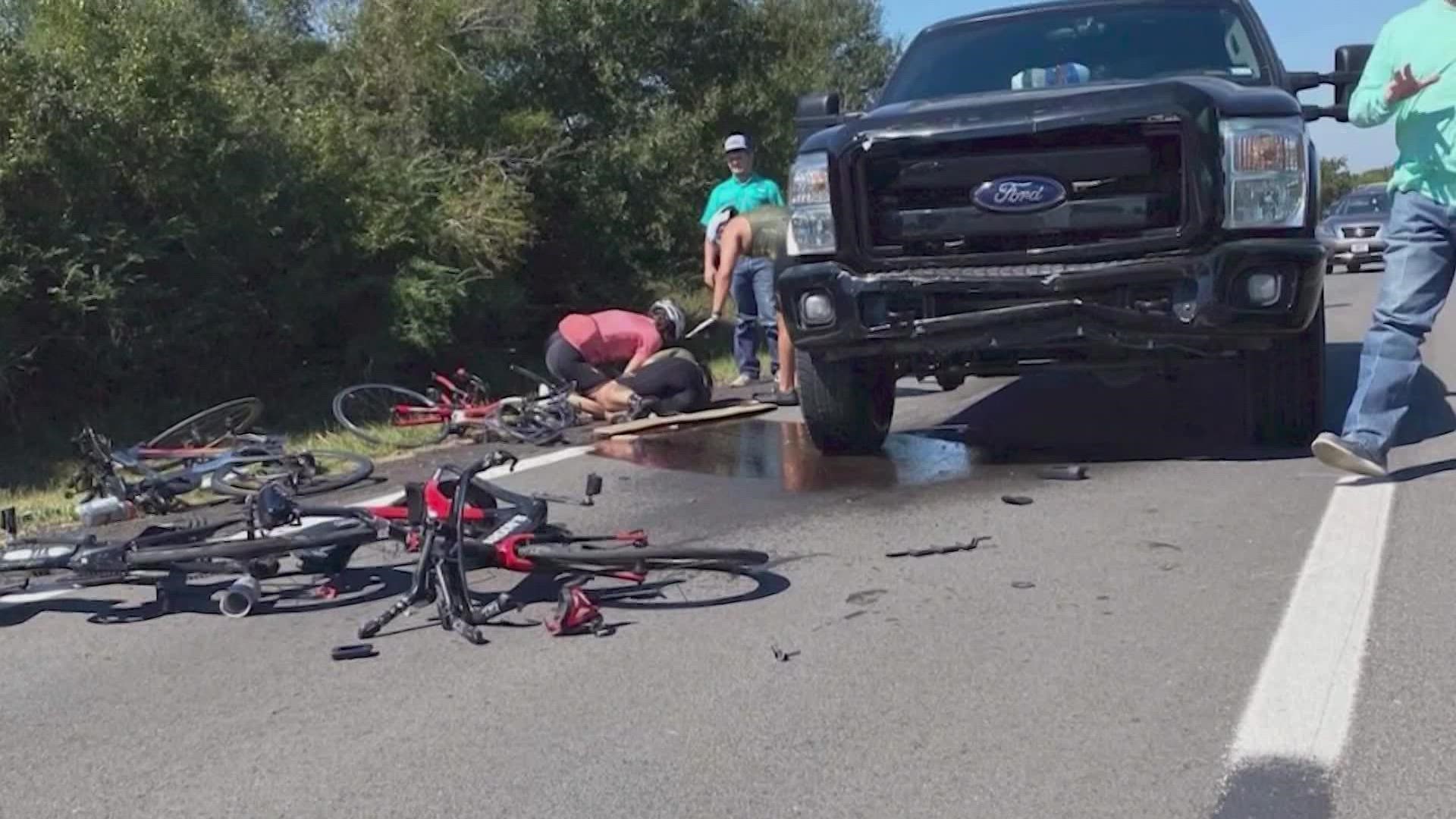 “We were alarmed that the driver was not issued even a citation,” said Charlie Thomas, attorney for the injured cyclists.