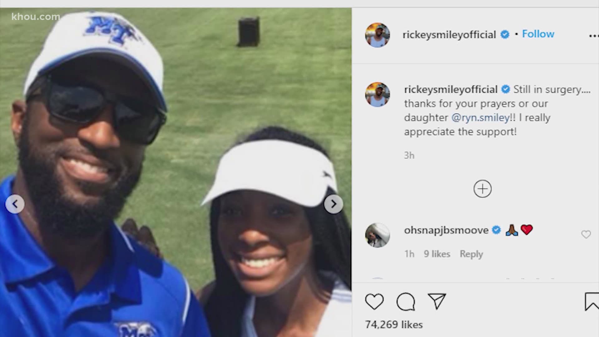 The comedian posted to Instagram about his daughter. There was a shooting near the South Freeway. At this point, no one is in custody.
