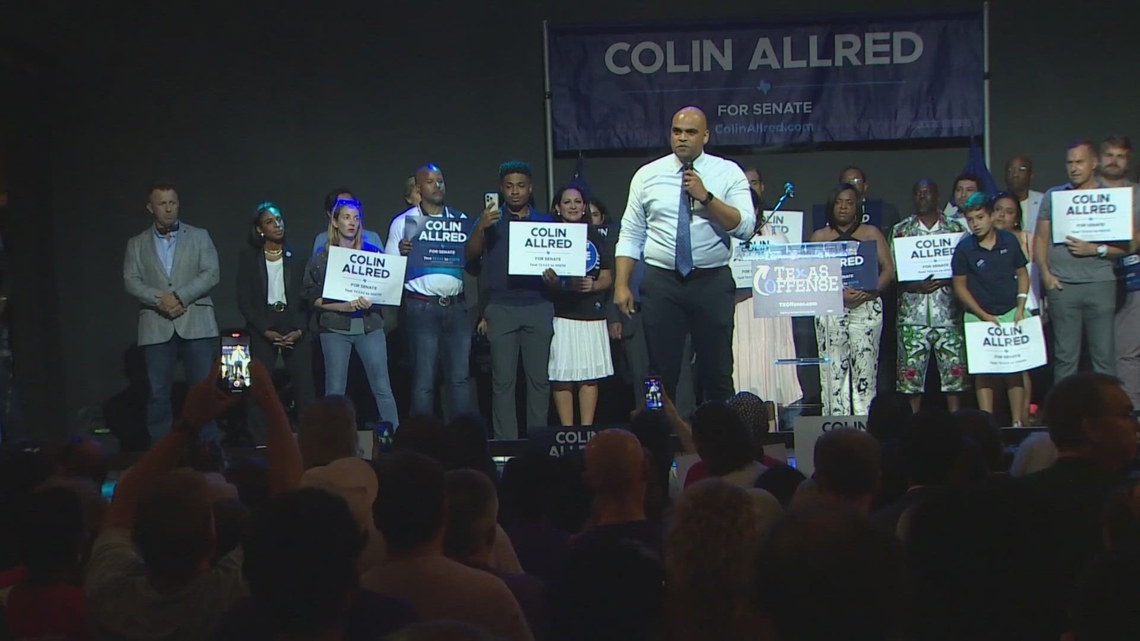 Rep. Colin Allred holds campaign event in Houston | khou.com