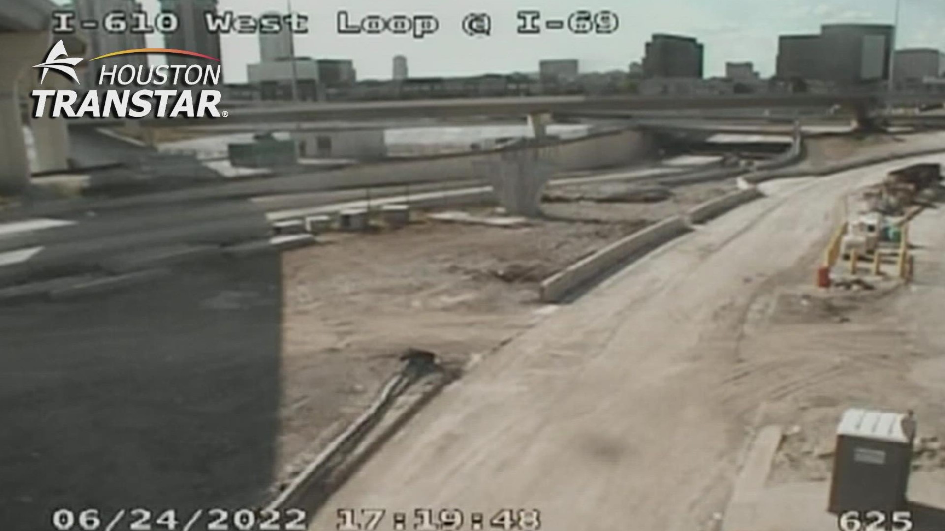 The I-69 Southwest Freeway at 610 West Loop will be closed in both directions this weekend. Several ramps near this construction area will also be closed.