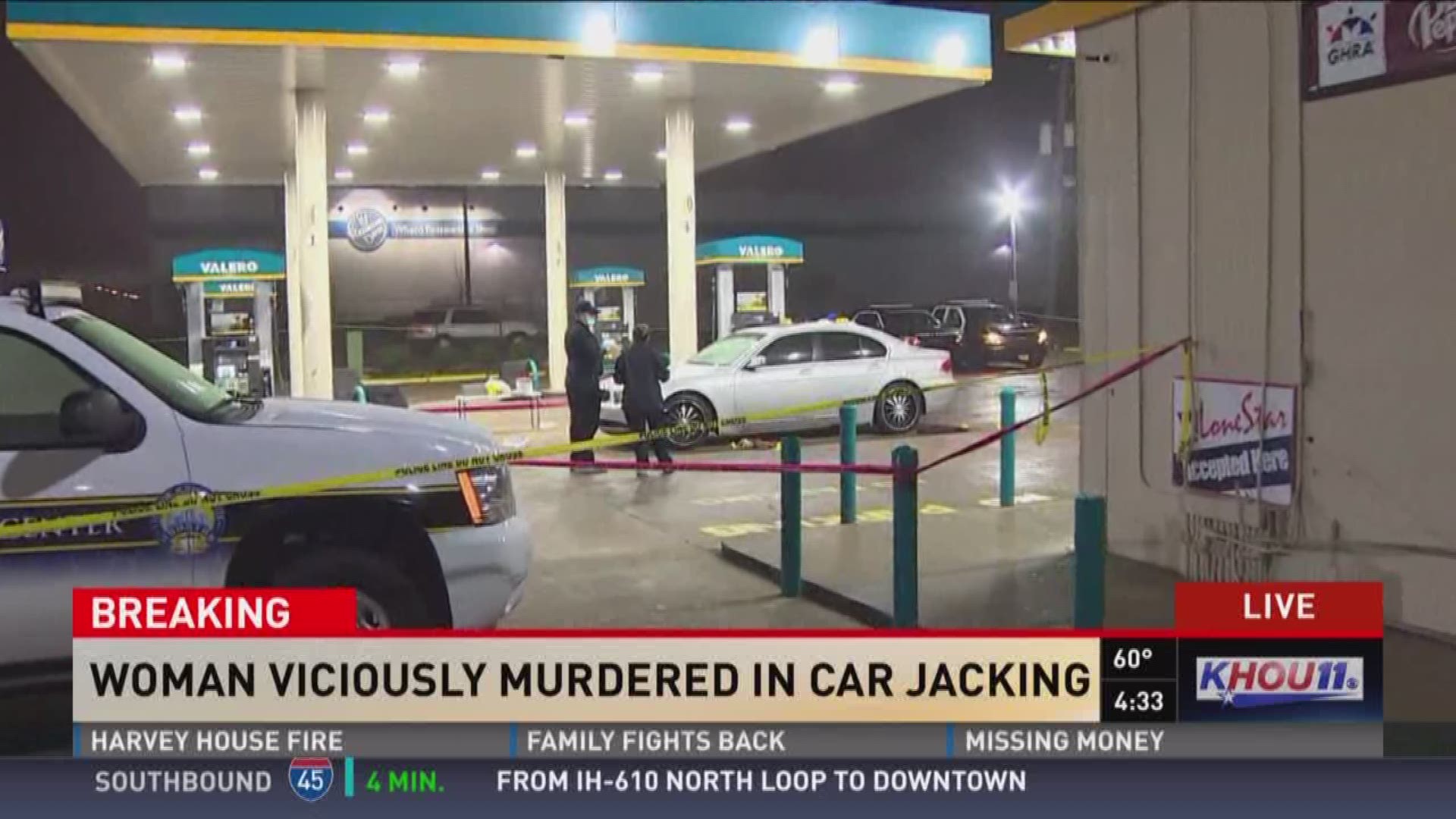 Woman murdered during carjacking at gas station in SW Houston | khou.com