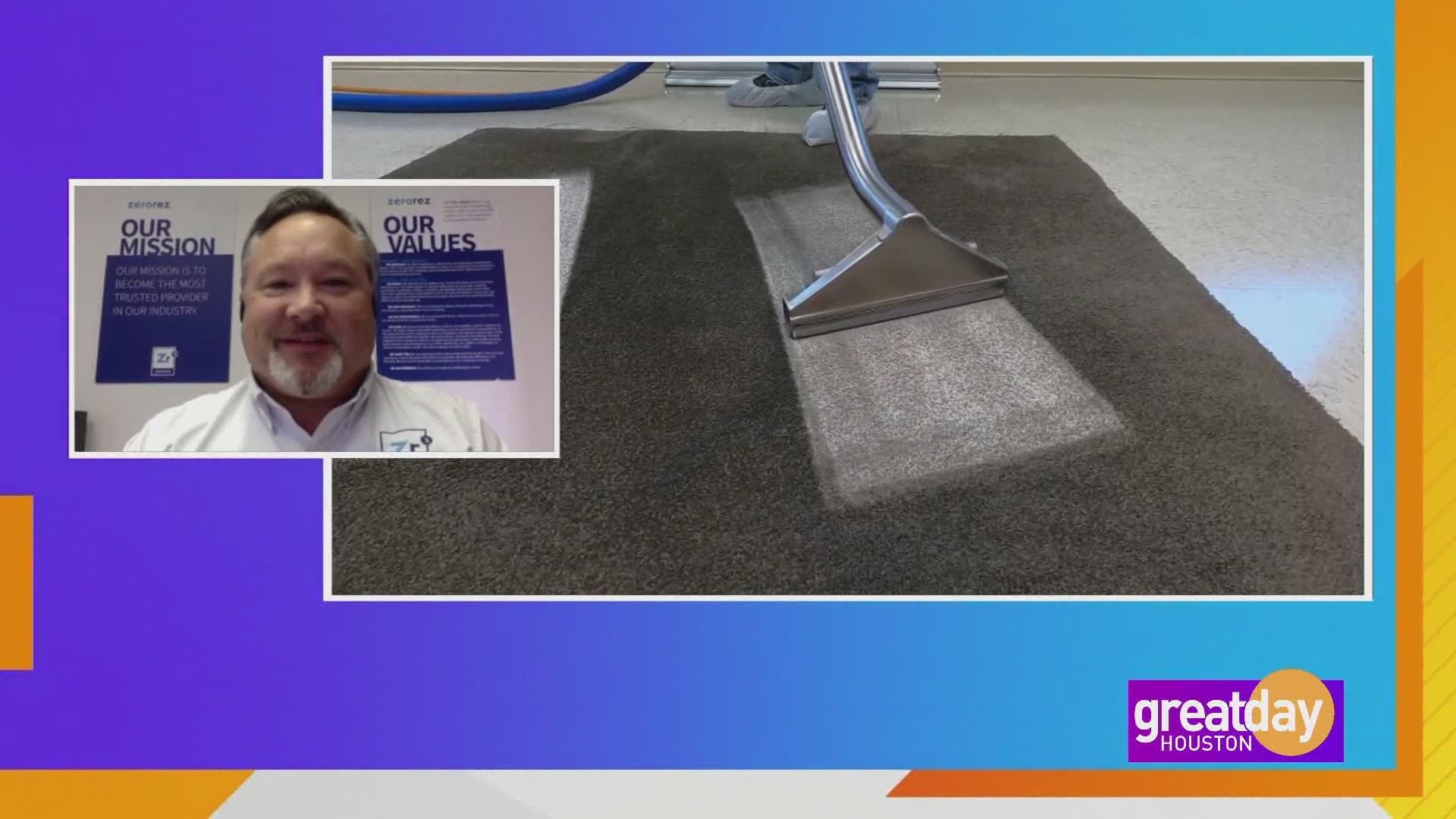 Zerorez of Houston shares how they can help get your carpet clean and fresh without harsh chemicals.