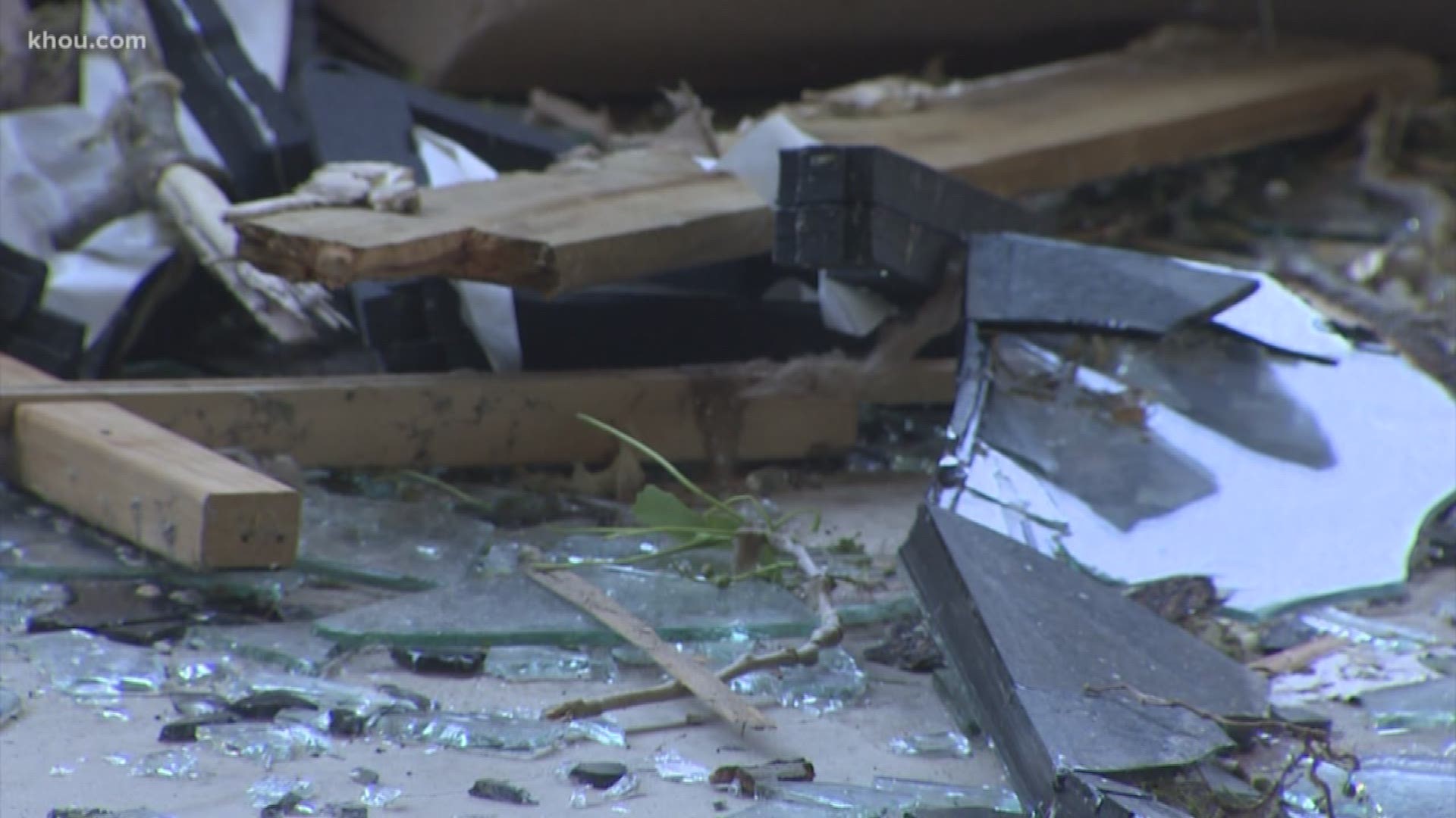 Worshipers at the St. Joseph Church of God in Christ had just moved into their brand new building when it was ripped to pieces by a tornado. The pastor says they're vowing to rebuild.