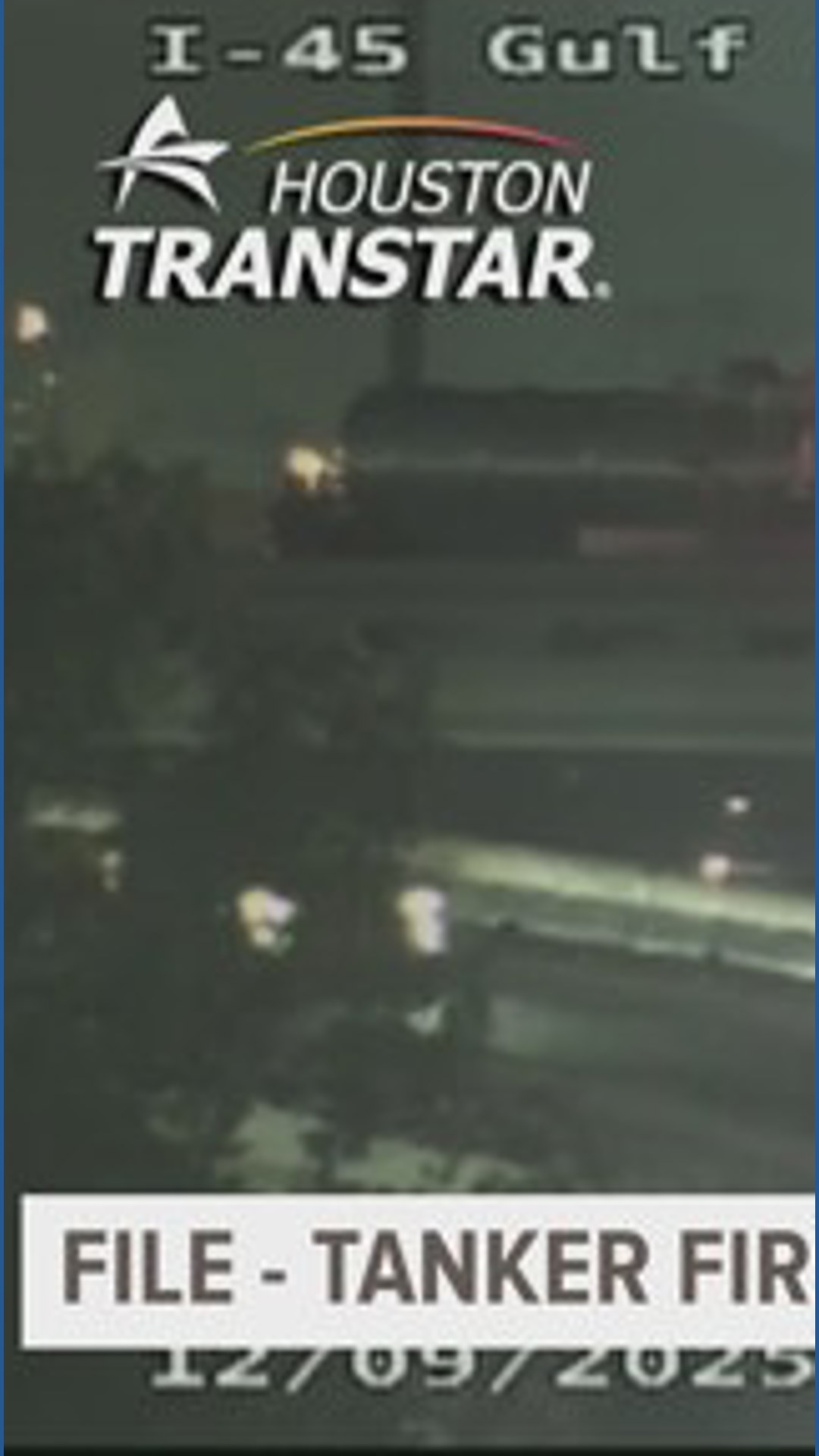 Tanker truck catches fire on 610 South Loop to Gulf Freeway | khou.com