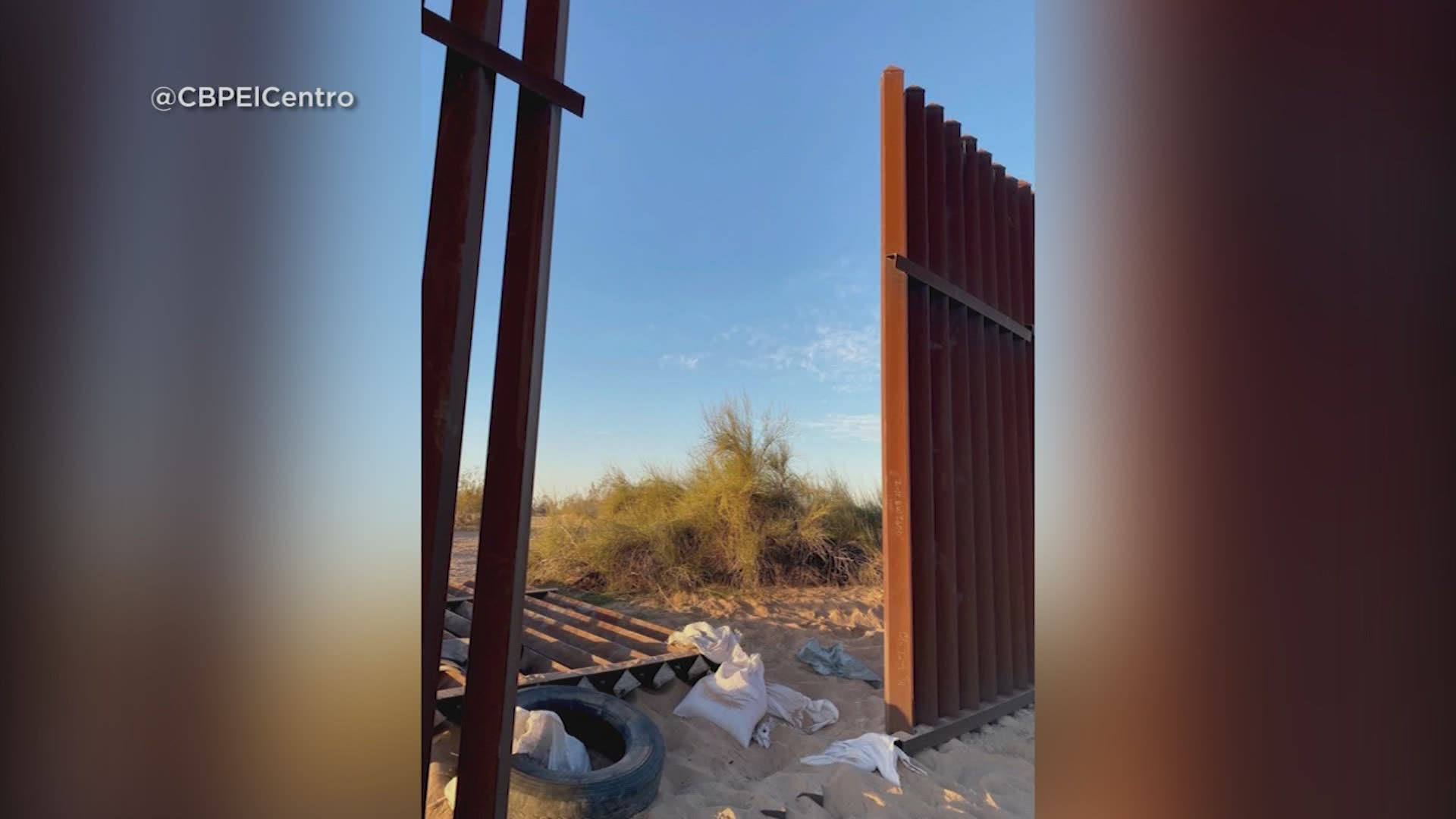 The hole in the California-Mexico fence that allowed 2 vehicles through with undocumented immigrants has been repaired by Border Patrol the day after a deadly crash.