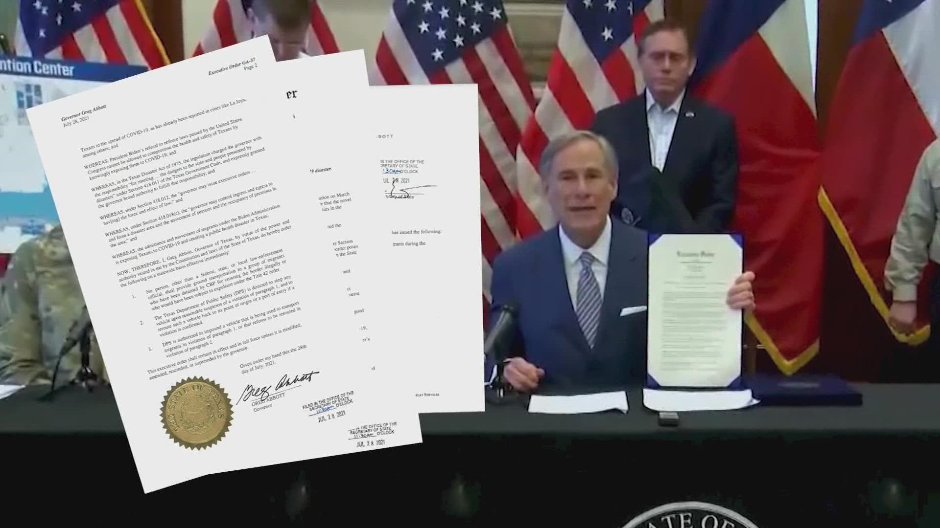 Many Texans have questions about Governor Greg Abbott’s latest executive order. He signed it into effect Wednesday.