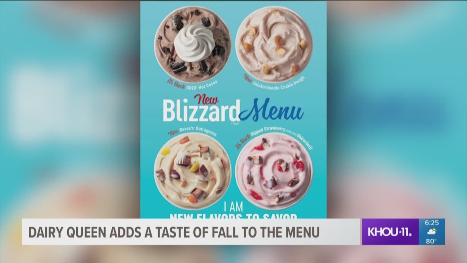 Dairy Queen releases fall Blizzard menu.