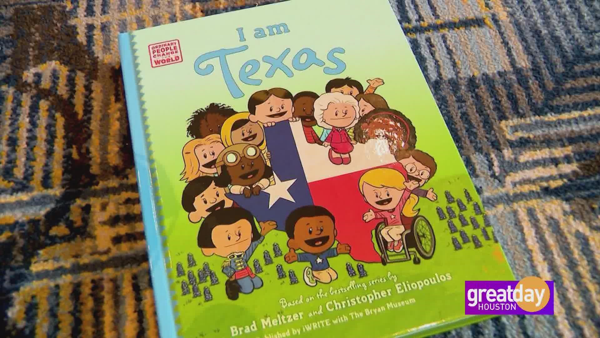 iWRITE & The Bryan Museum published 1,000 kids' stories, poems and artwork in a book called, "I Am Texas", that stands 7 feet tall and 11 feet wide.