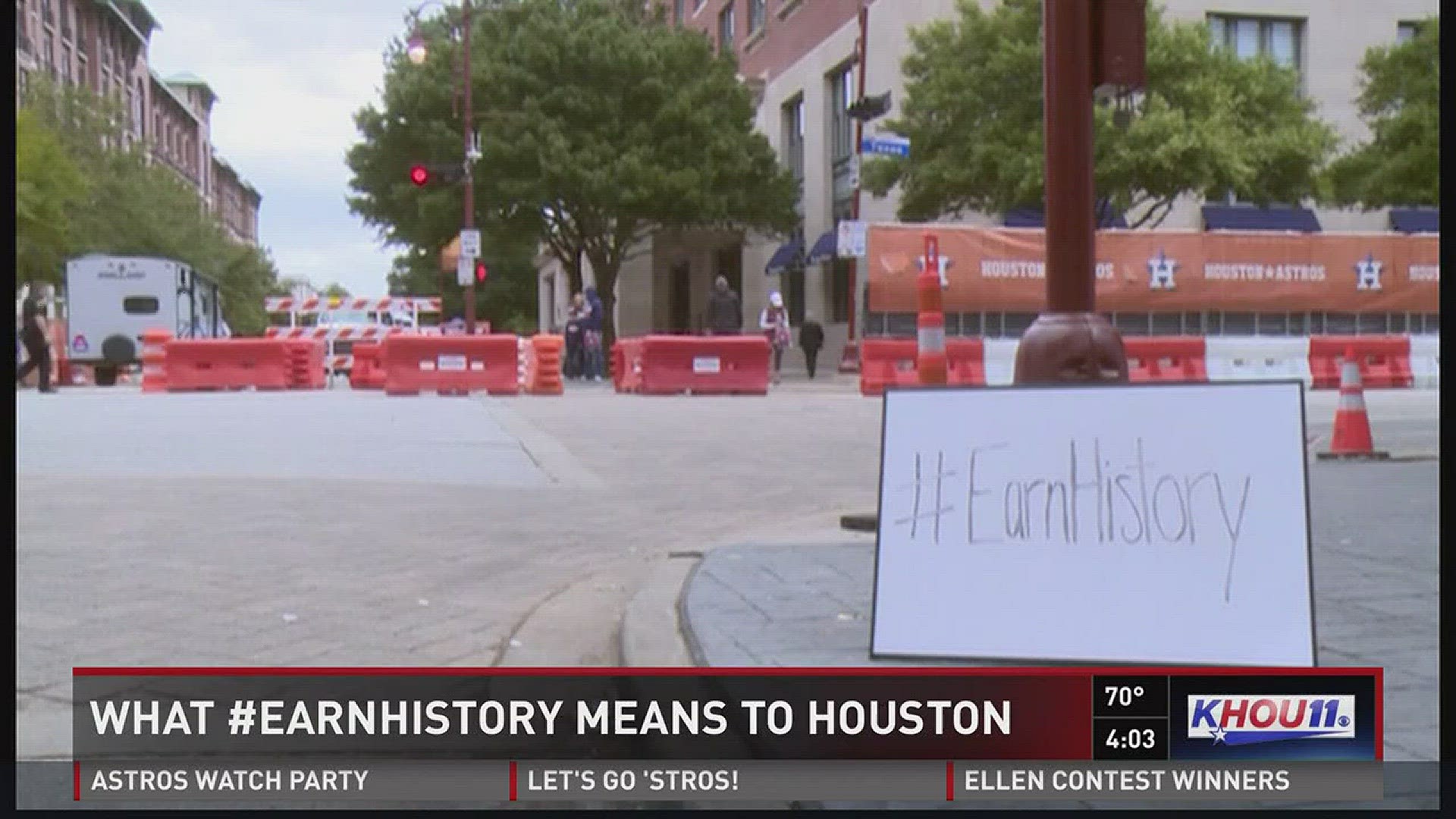You've seen the hashtag #EarnHistory but how did it get started? KHOU reporter Melissa Correa has the answer.