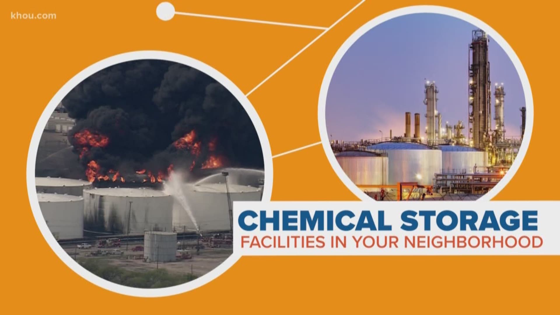 The chemical tank fire has many wondering where Houston’s other chemical storage facilities are located. It might be more difficult than you think to find out if there's one near you. Our Marcelino Benito connects the dots.