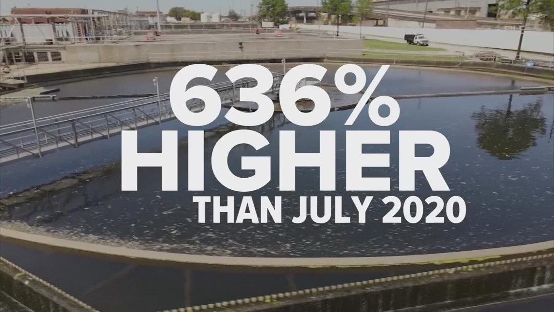 Air limbah menunjukkan gelombang baru COVID di Houston, Texas