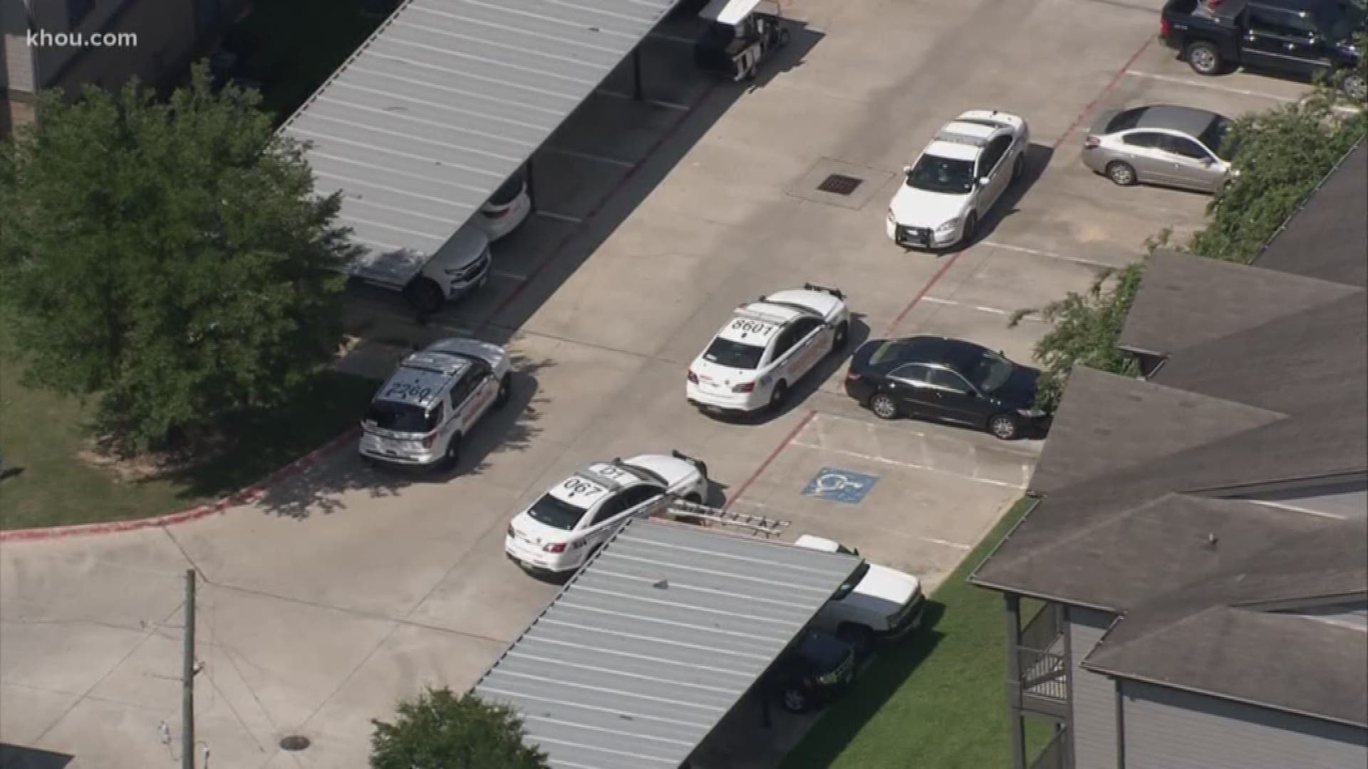 A 15-year-old is dead he was shot in an apartment when he and some friends were playing with a gun, according to the Harris County Sheriff's Office.