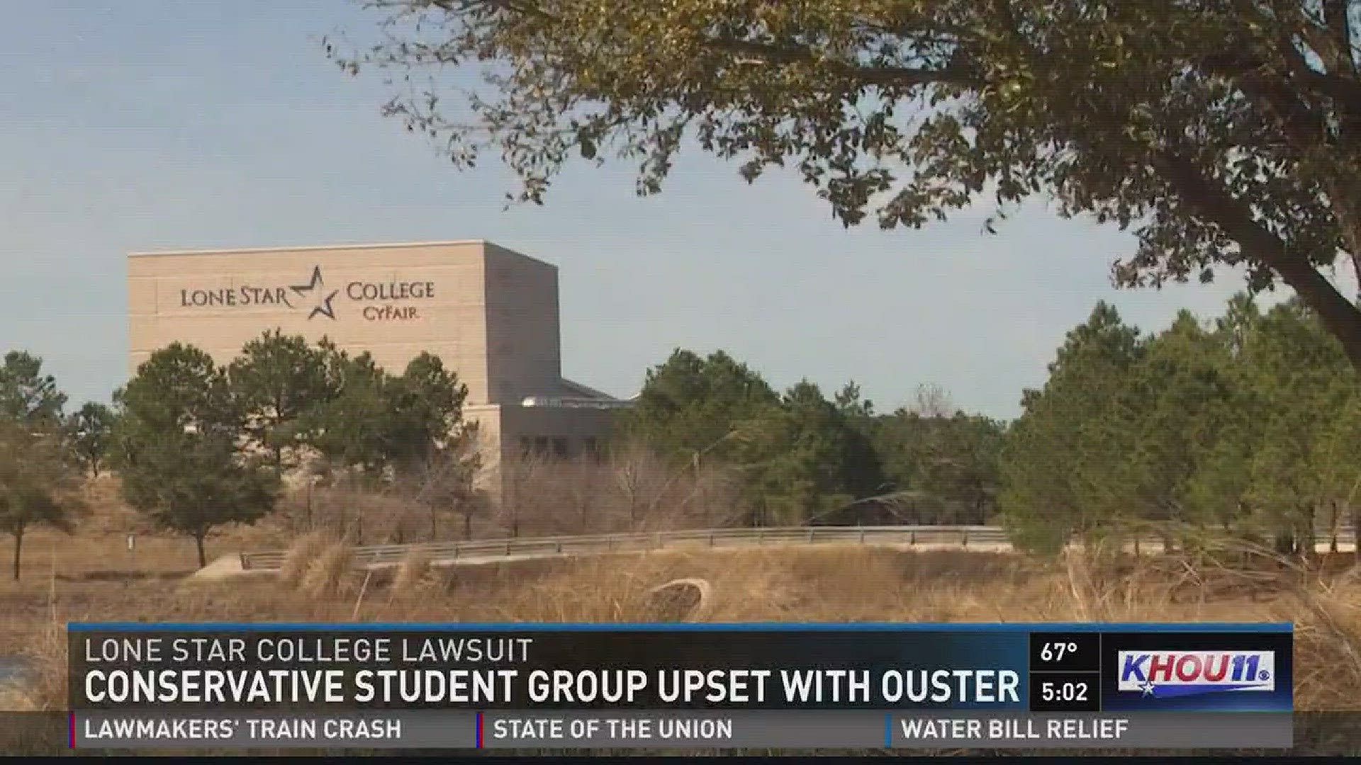 A group called Young Conservatives of Texas claims it was essentially kicked out of Lone Star College because of its views.