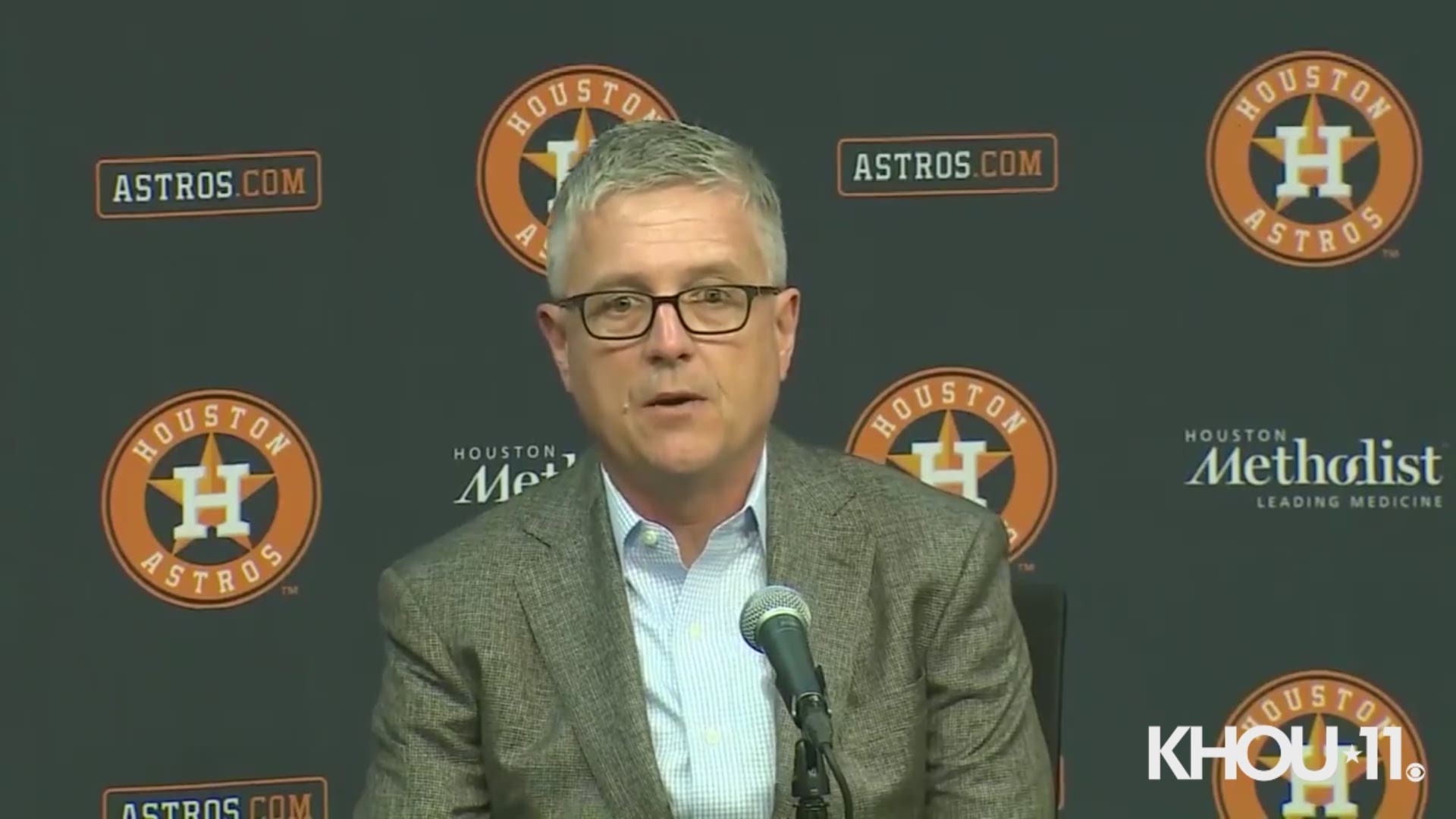 Astros General Manager Jeff Luhnow responds to Gerrit Cole's tweet, which was an open letter to Houston.
